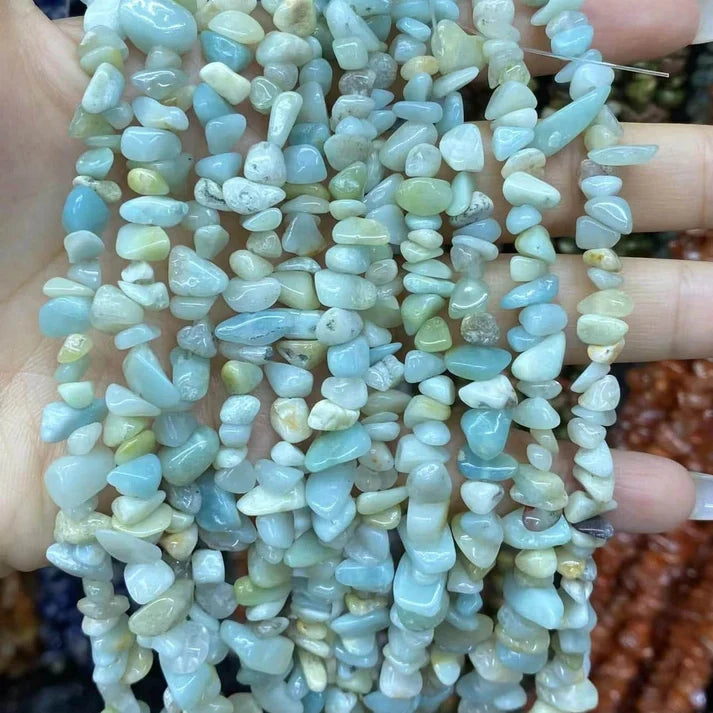 Freeform Chip Amazonite Beads