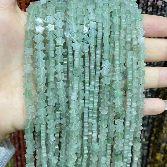 Star Shape Aventurine Beads