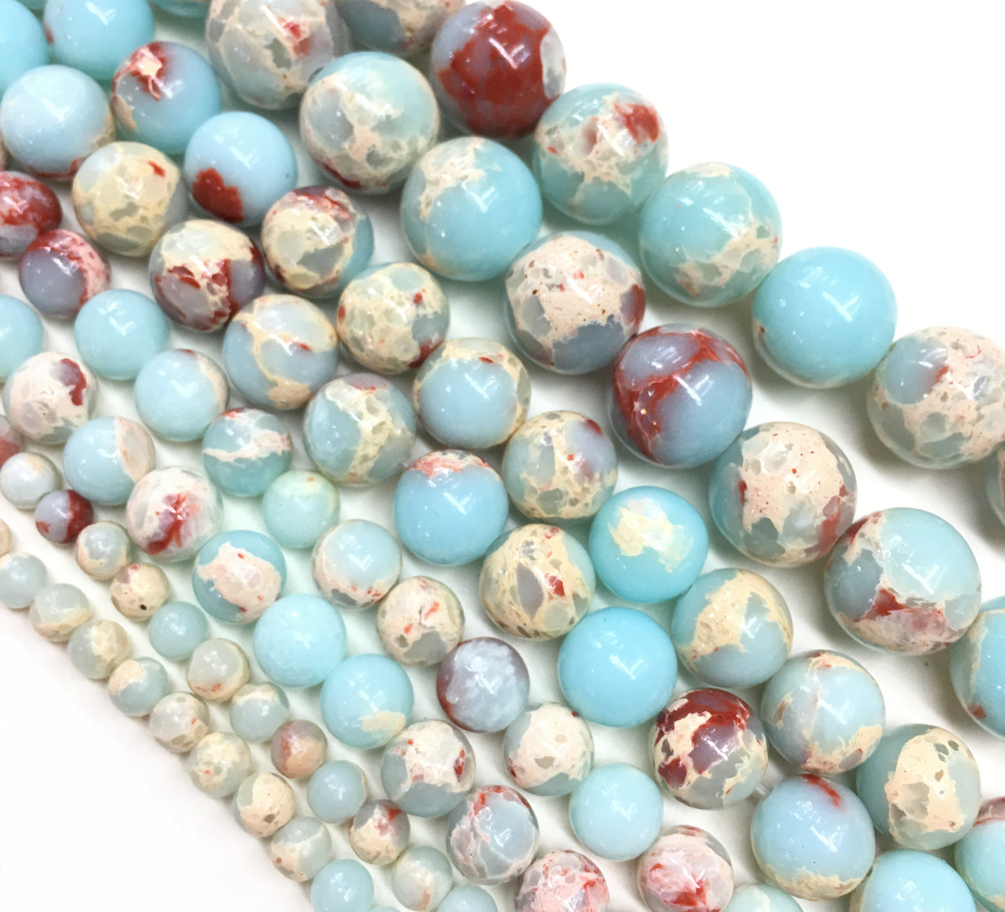 Blue Imperial Round Loose Bead