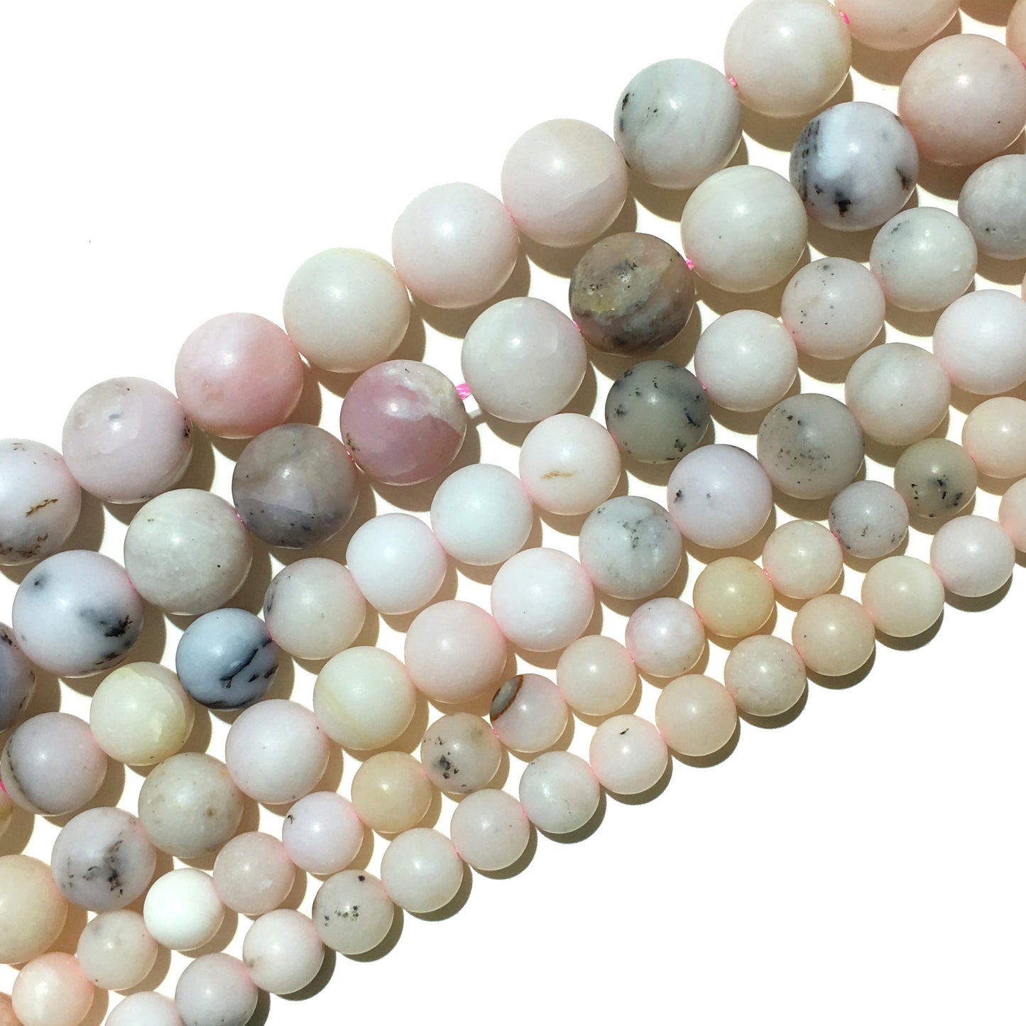 Natural Peruvian Pink Opal Beads