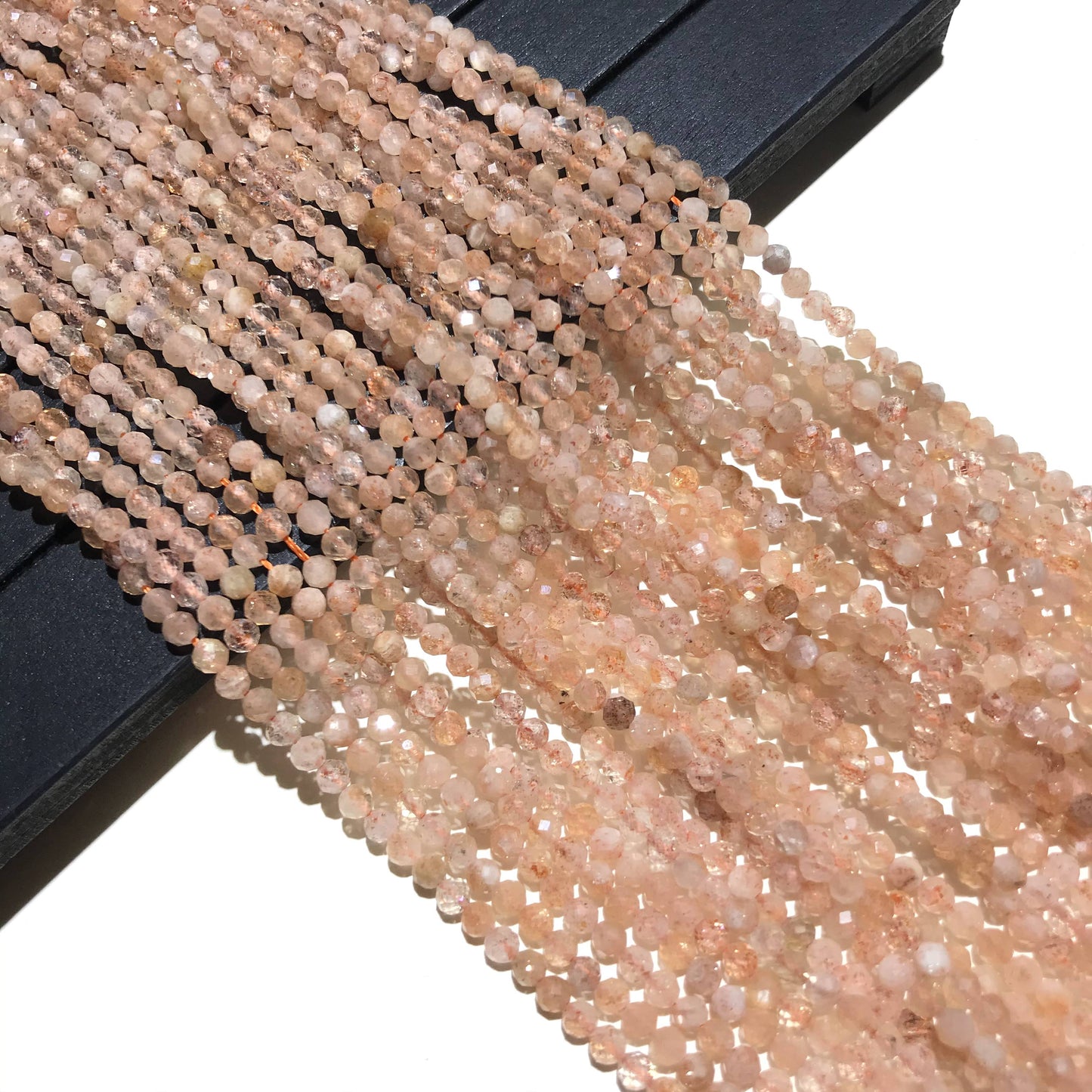 Natural Sunstone Small Size Loose Beads