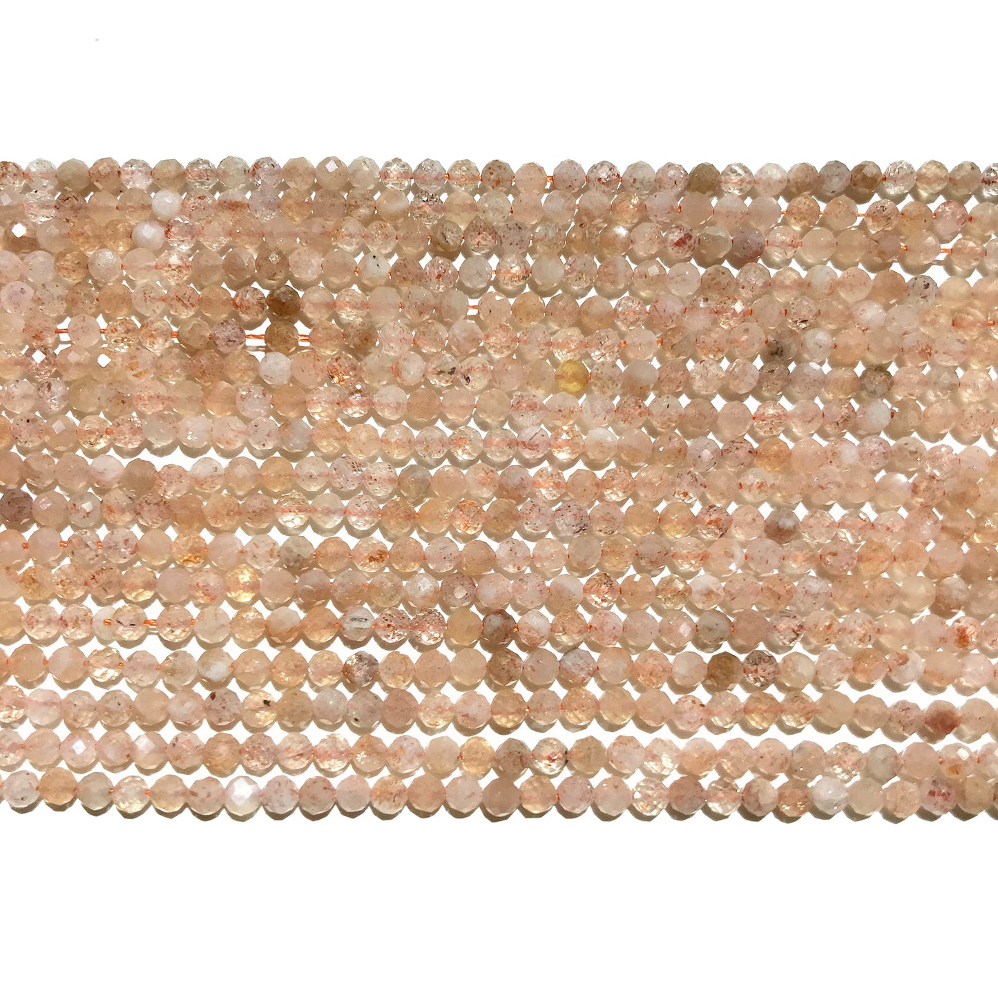 Natural Sunstone Small Size Loose Beads