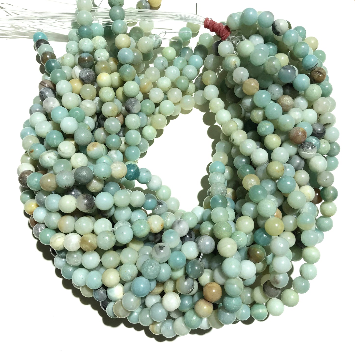 Natural Amazonite Round Loose Bead