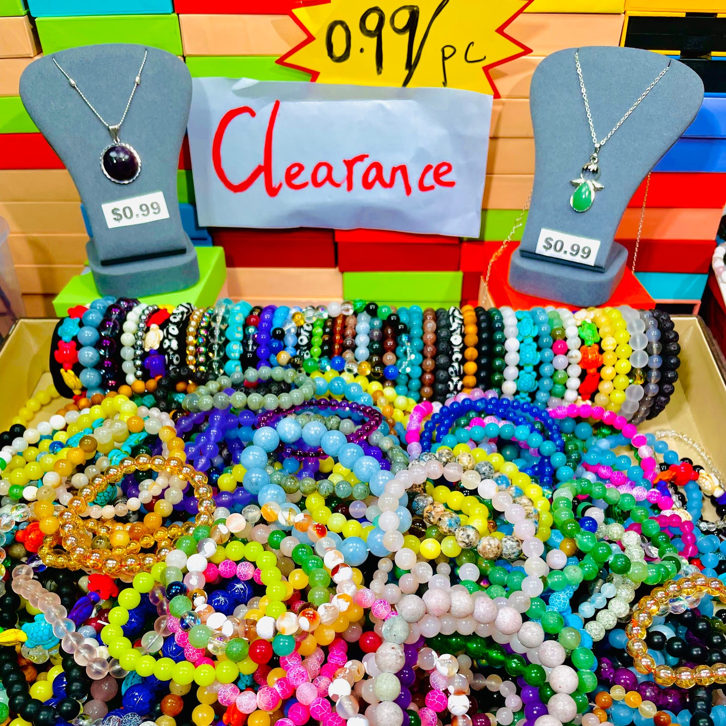 100 Dollars Get 130 Crystal Bracelet(Clearance Sale)