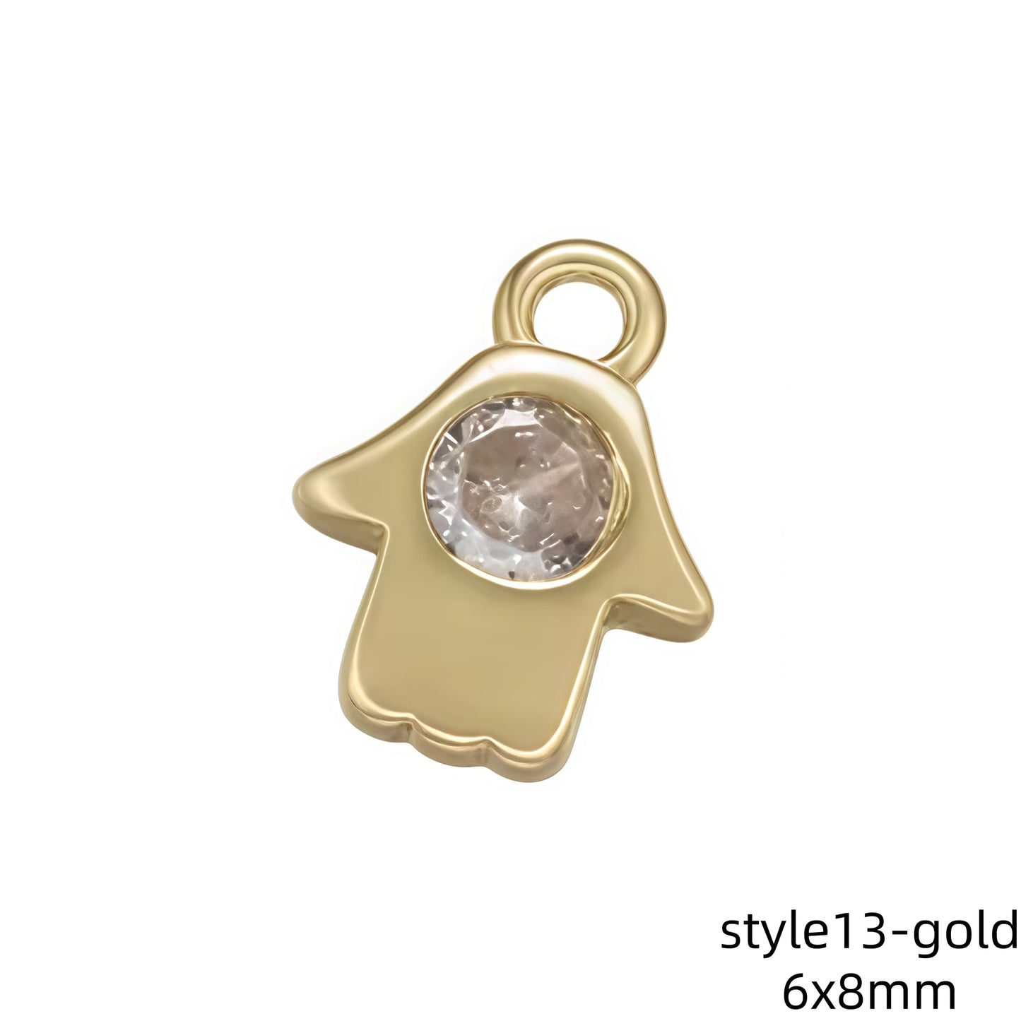 1Pcs Gold Color Silver Color Sun Moon Mini Charms