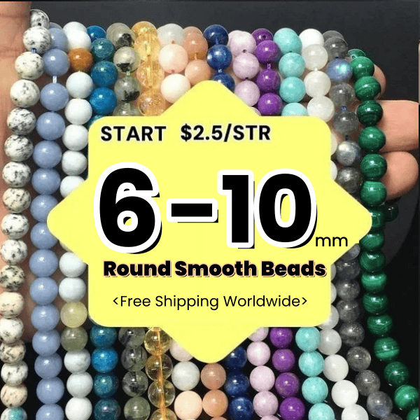 Round Beads 6mm 8mm 10mm Free Shipping