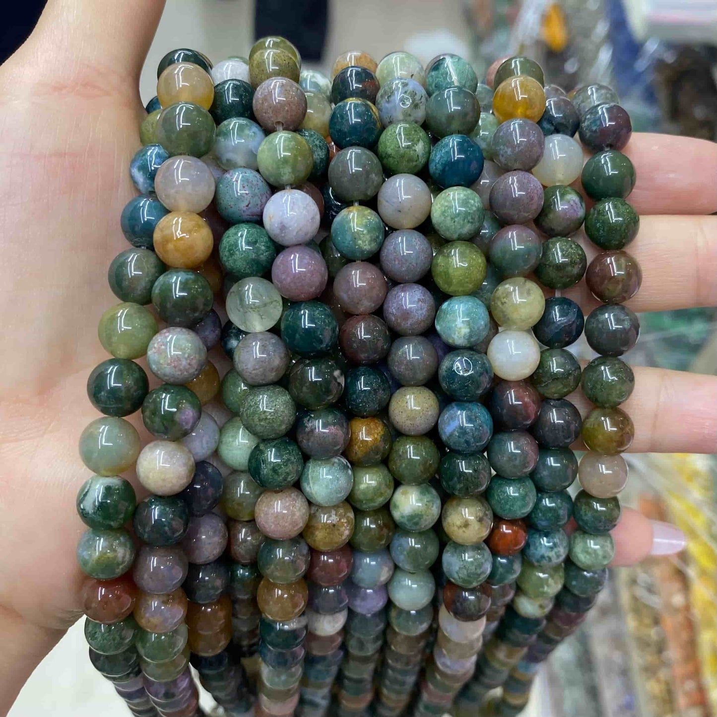 Wholesale Gemstone Beads 4mm 6mm 8mm 10mm 12mm-Loose Bead -Free Shipping (I)