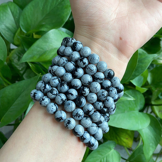 Snowflake Obsidian Bacelet $9.99/3PCS