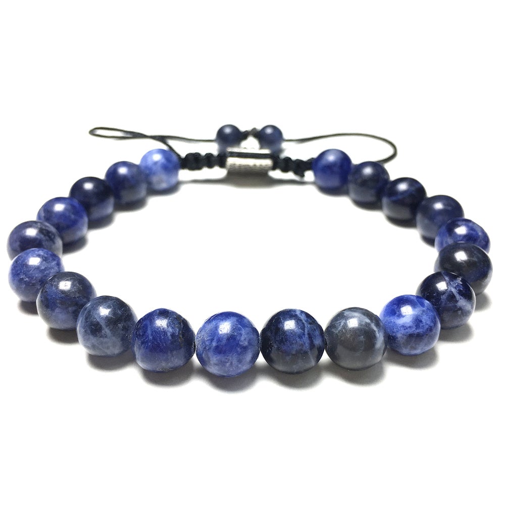 Sodalite Natural Gemstone Balance Energy Handmade Bracelet