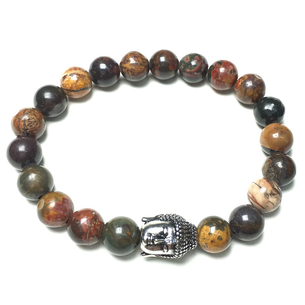Picasso Beaded Bracelets for Men Women Power Gemstone Unisex Adjustable Bracelets
