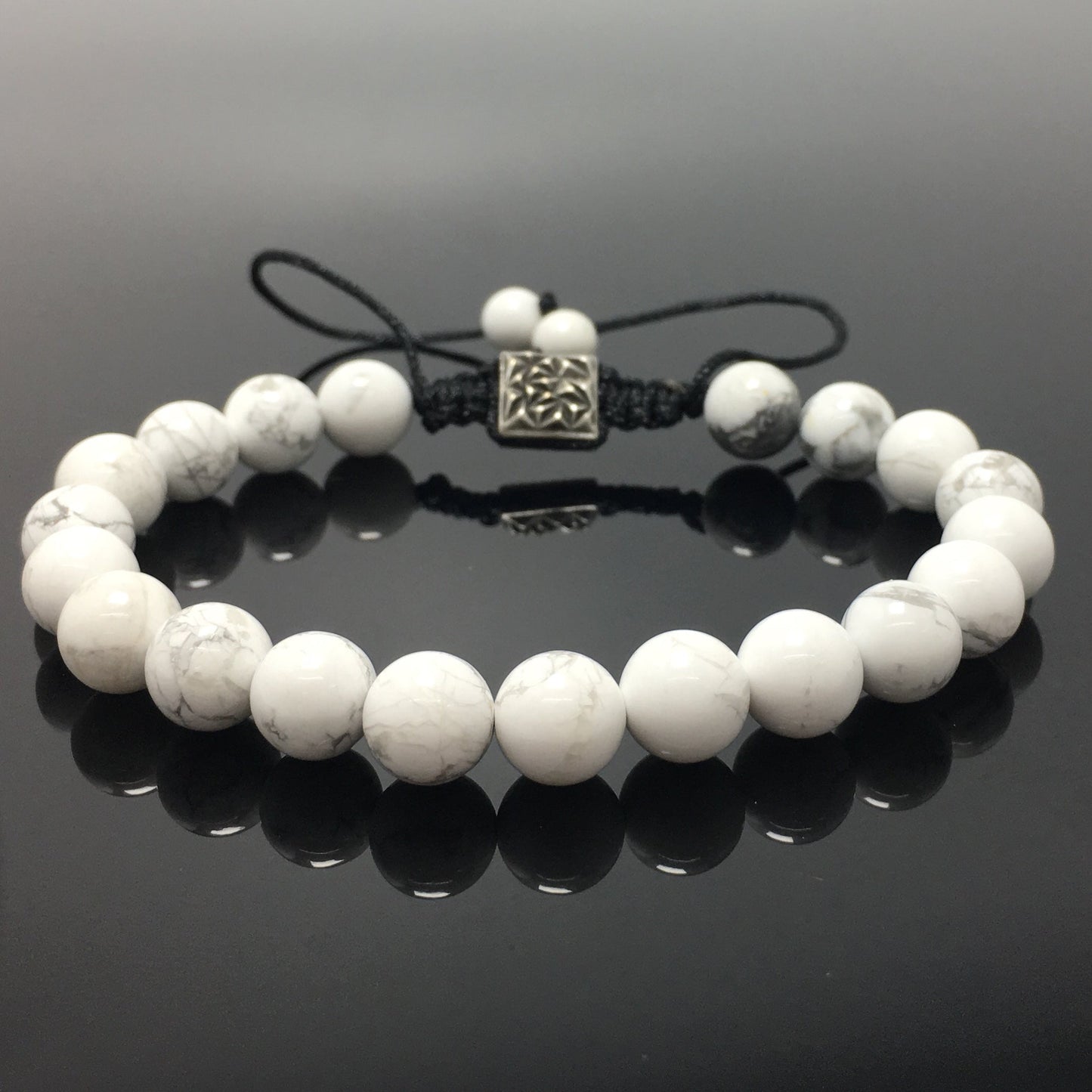 Howlite Natural Gemstone Balance Energy Handmade Bracelet