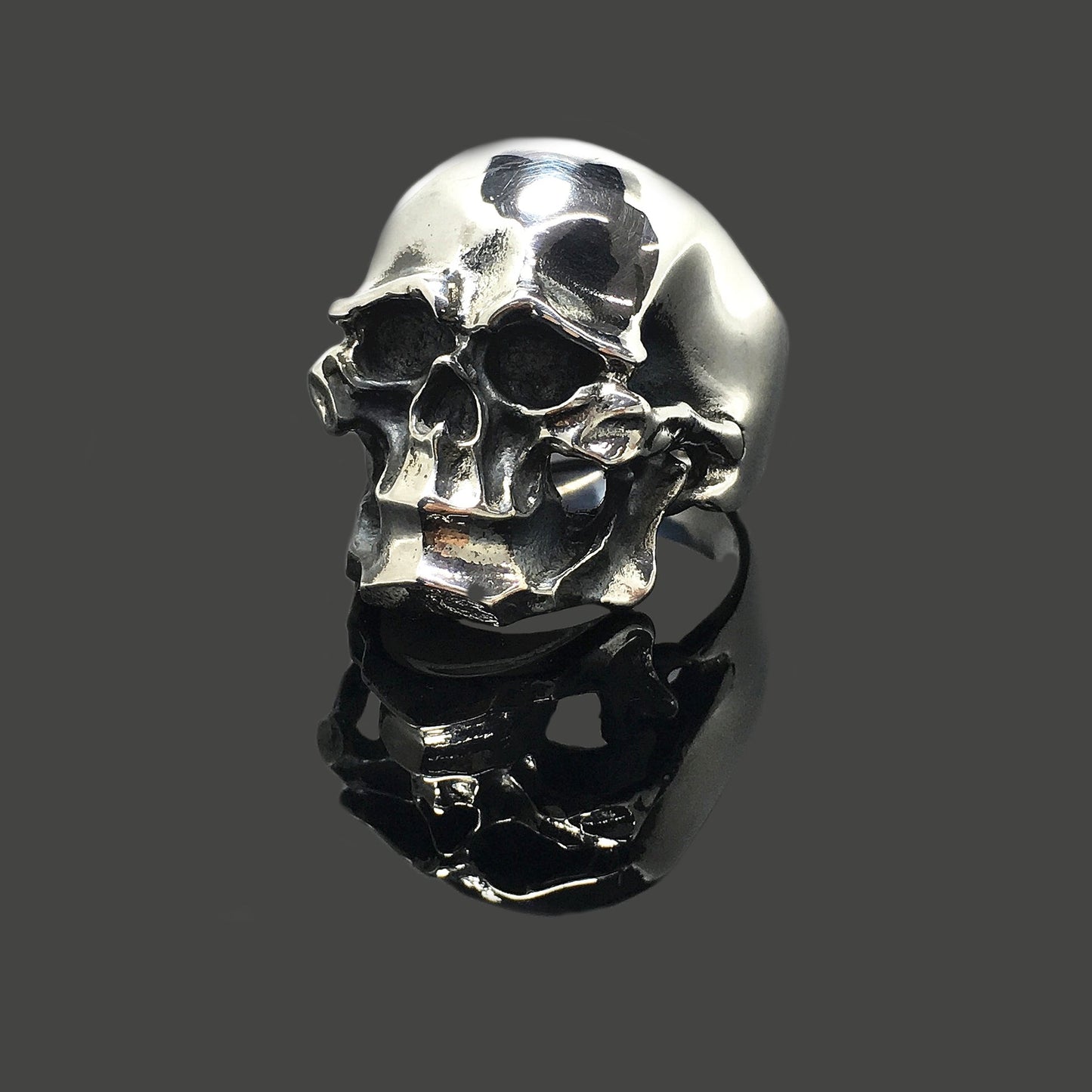 Retro Skull 925 Sterling Silver Ring