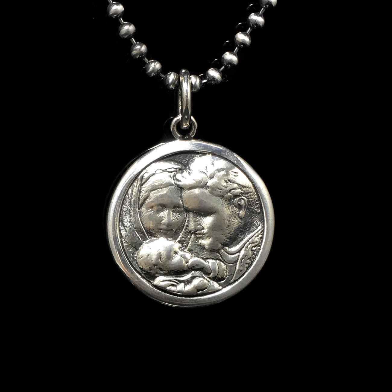 Vintage Coin 925 Sterling Silver Pendants