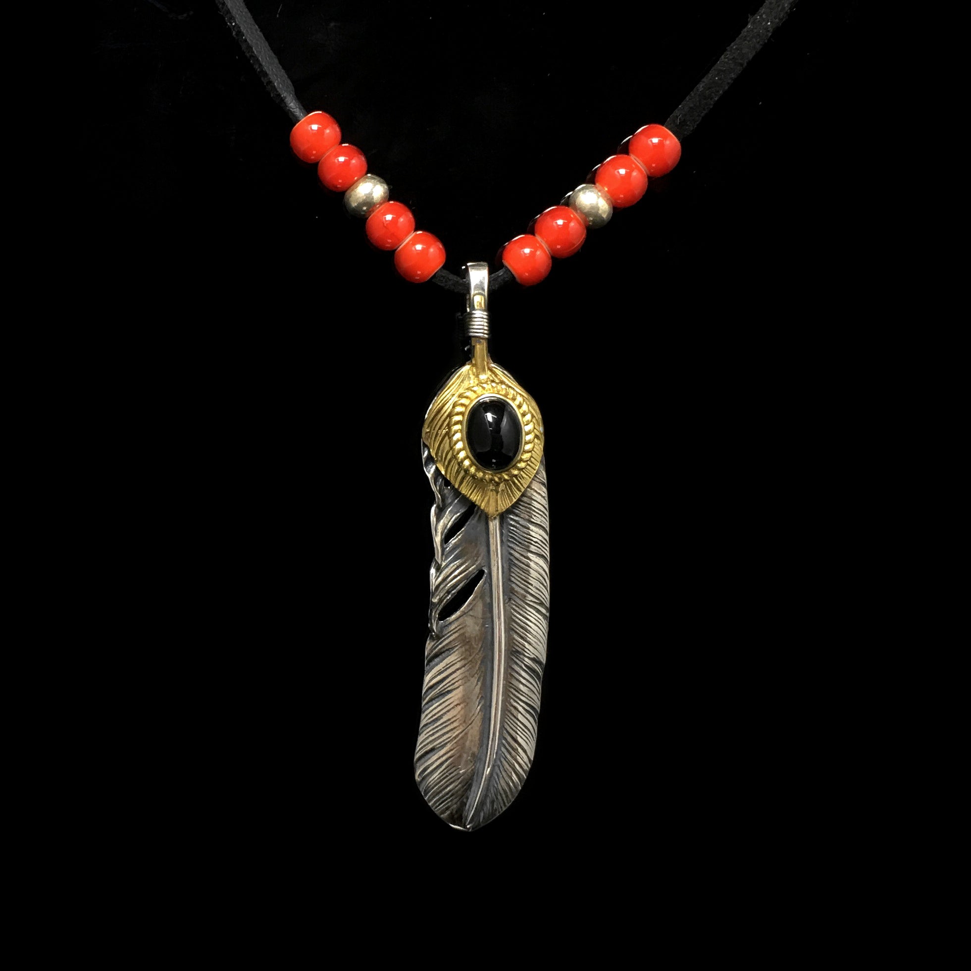 Japan Takahashi Goro John Mayer Right Necklace Feather