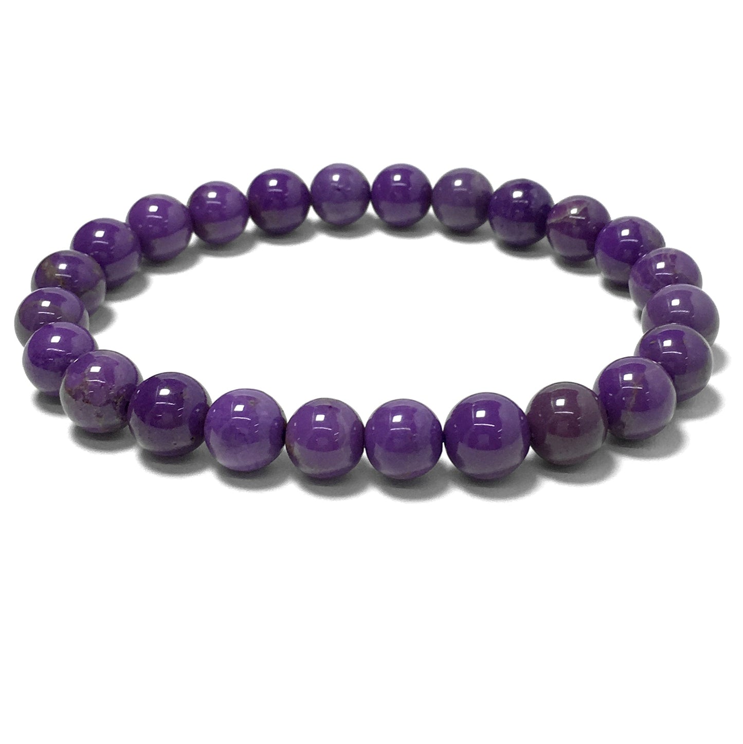 Phosphosiderite Gemstone Crystal Healing Stretch Beads Bracelet