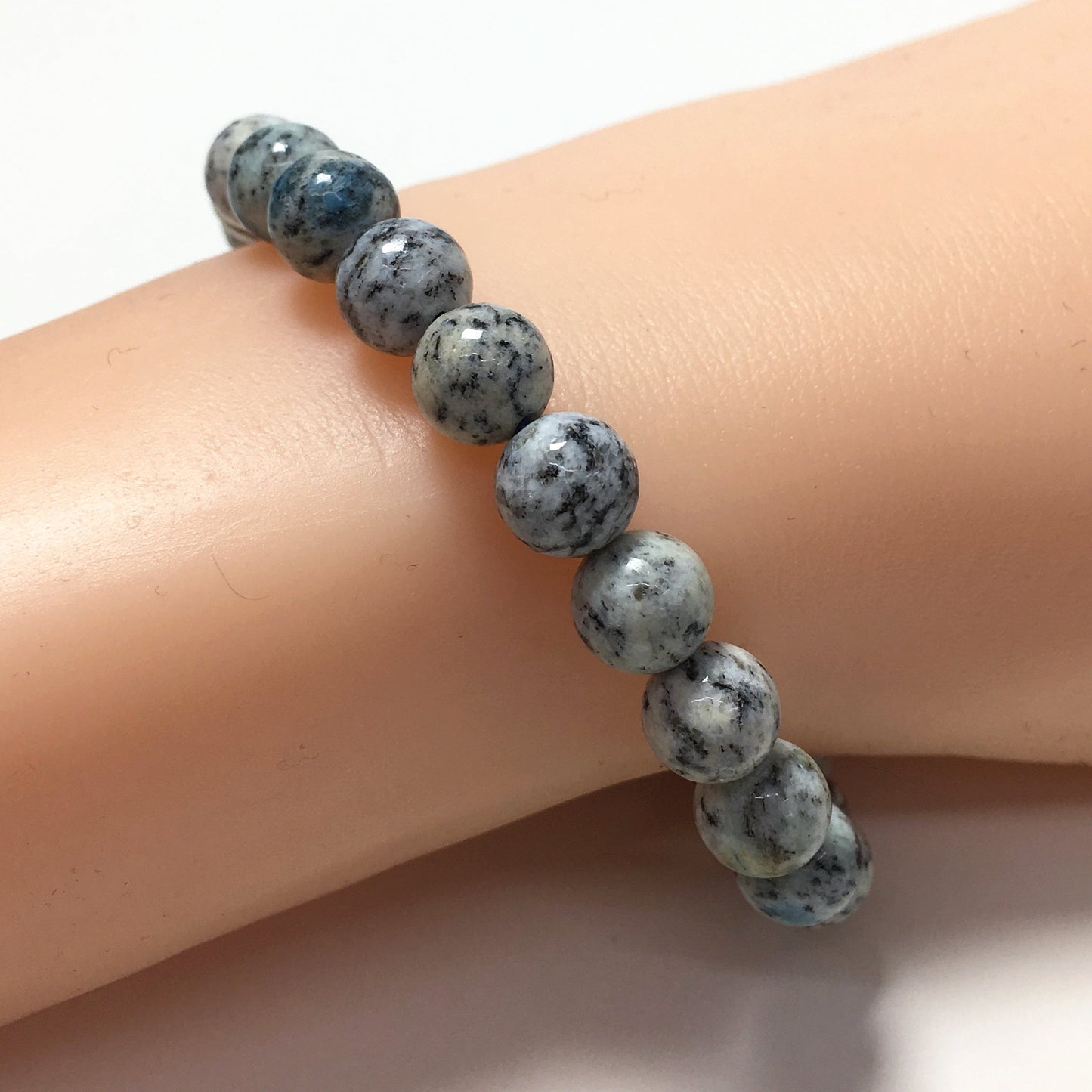 K2 Gemstone Crystal Healing Stretch Beads Bracelet