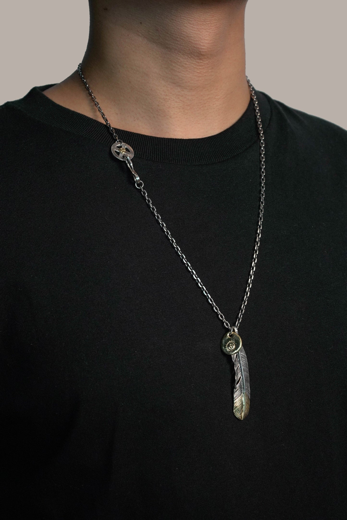 Takahashi Goro Retro Feather Necklace Set