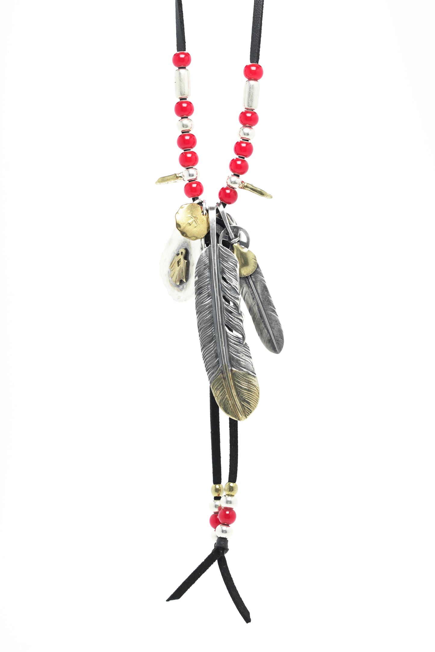 Takahashi Goro S925 Sterling Silver Feather Pendant