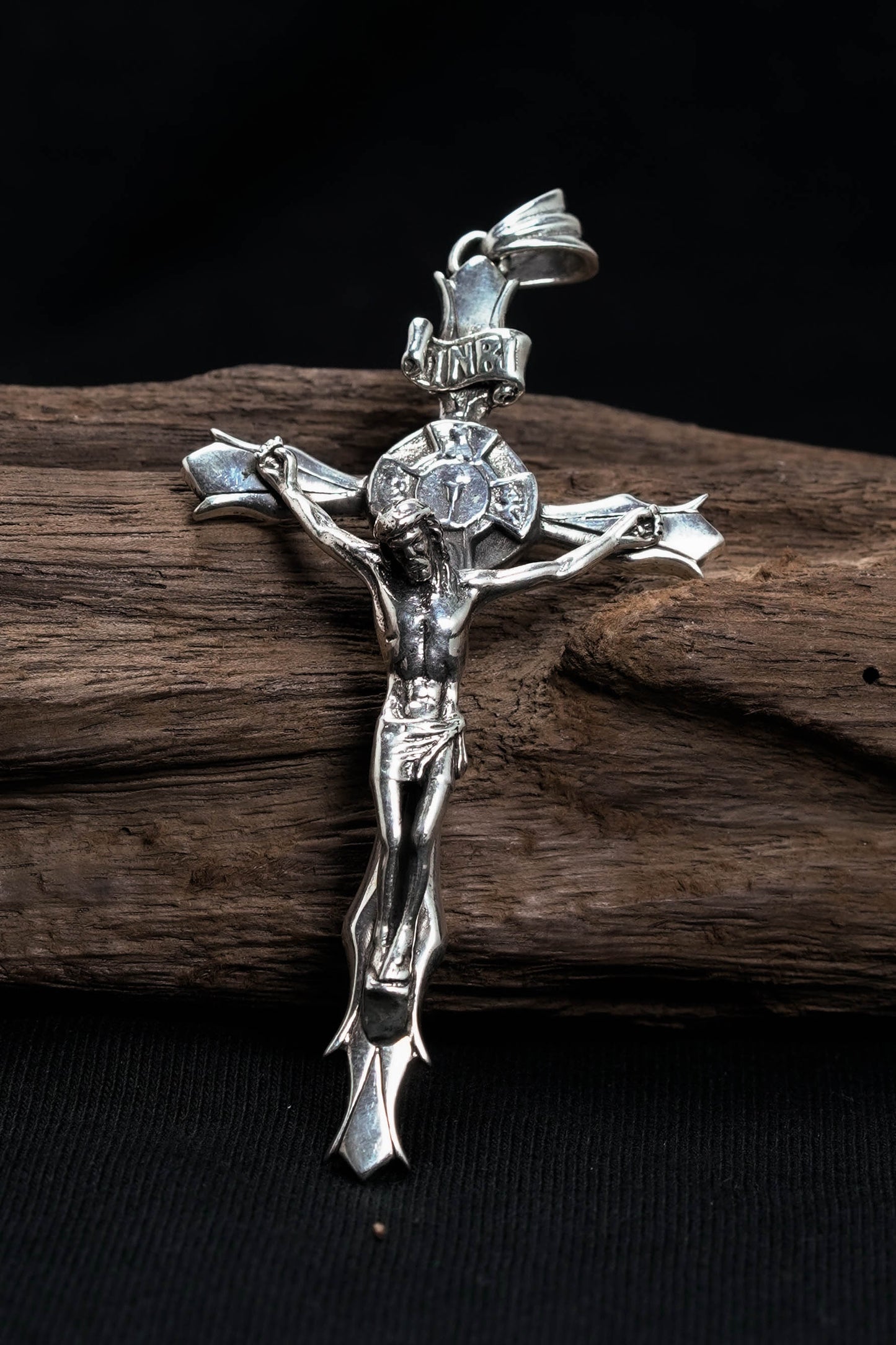 Jesus Cross 925 Silver Pendant
