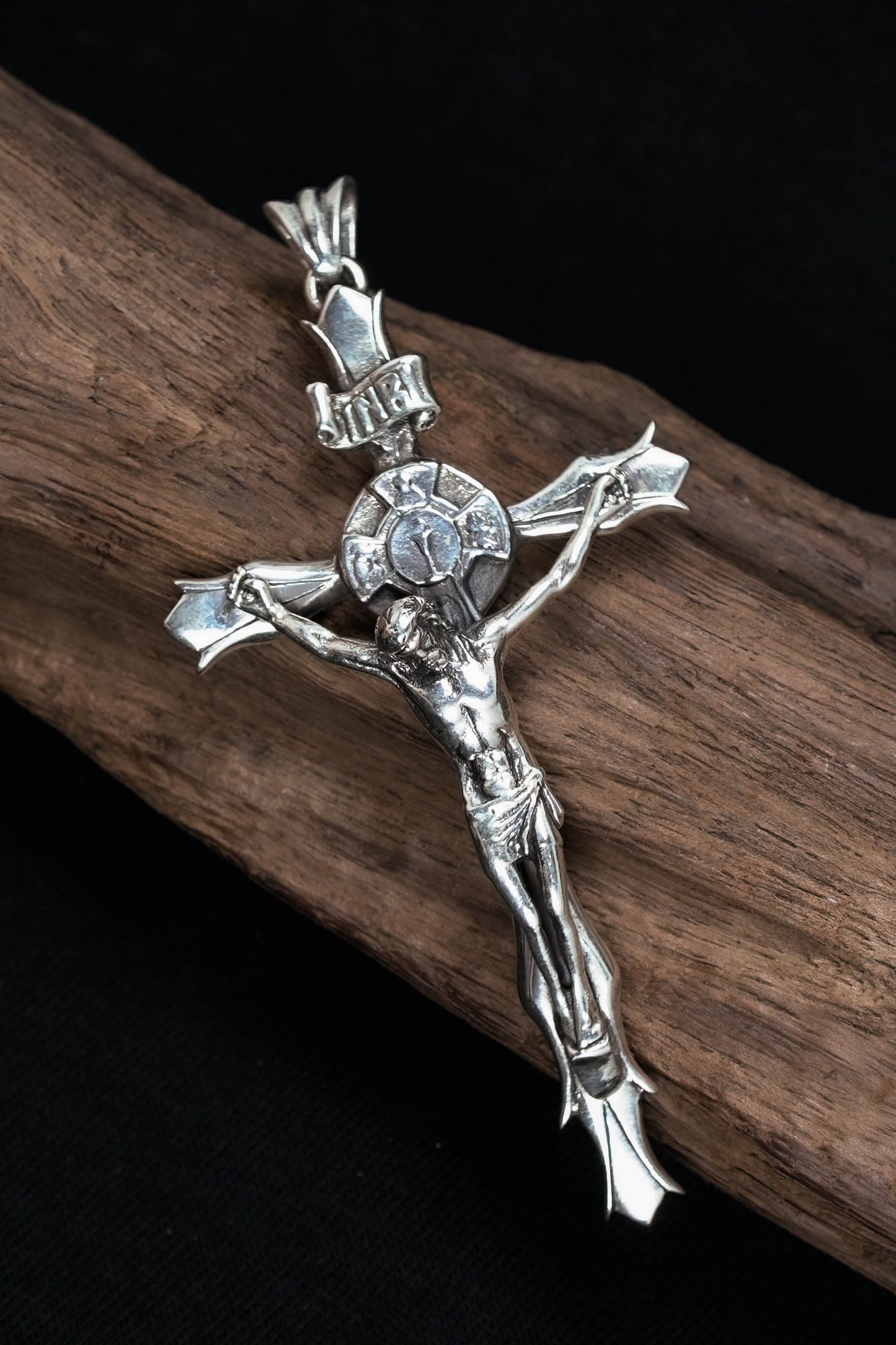 Jesus Cross 925 Silver Pendant