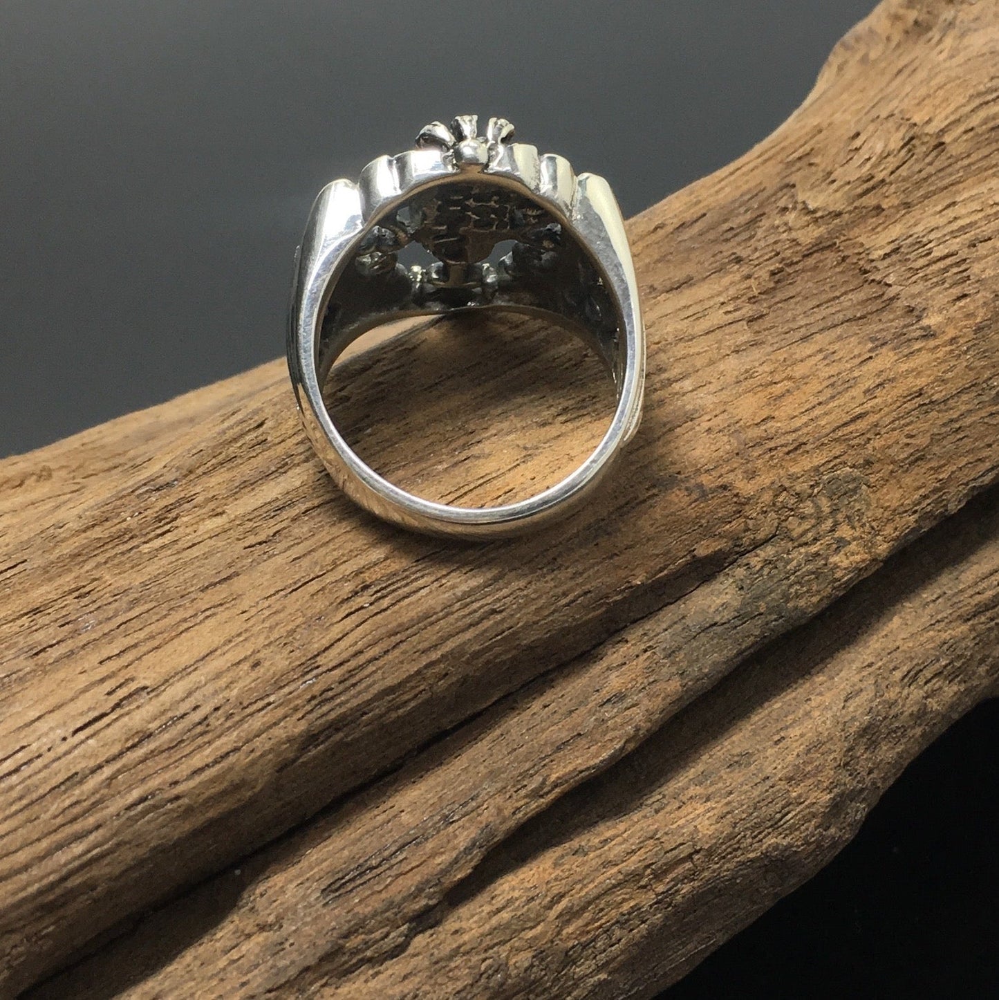 Vintage Men's King Crown Skull Ring Hip Hop Rock Biker Jewelry Ring