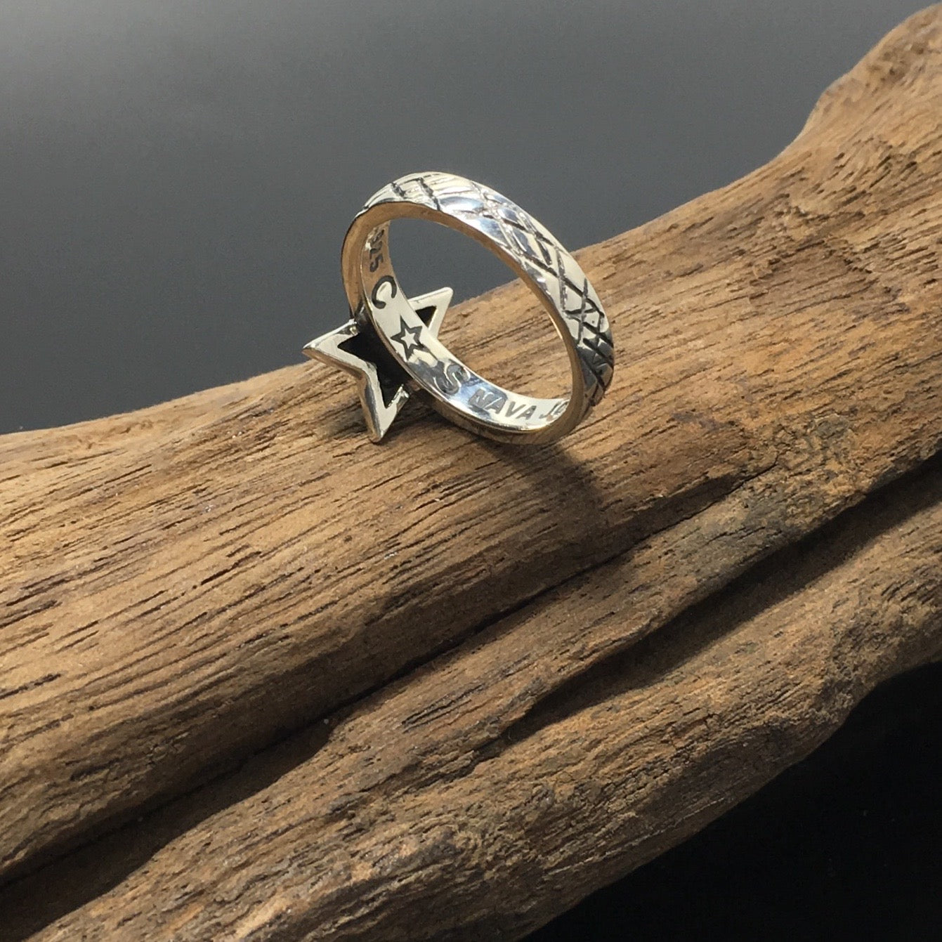Tiny Star Sterling Silver Ring