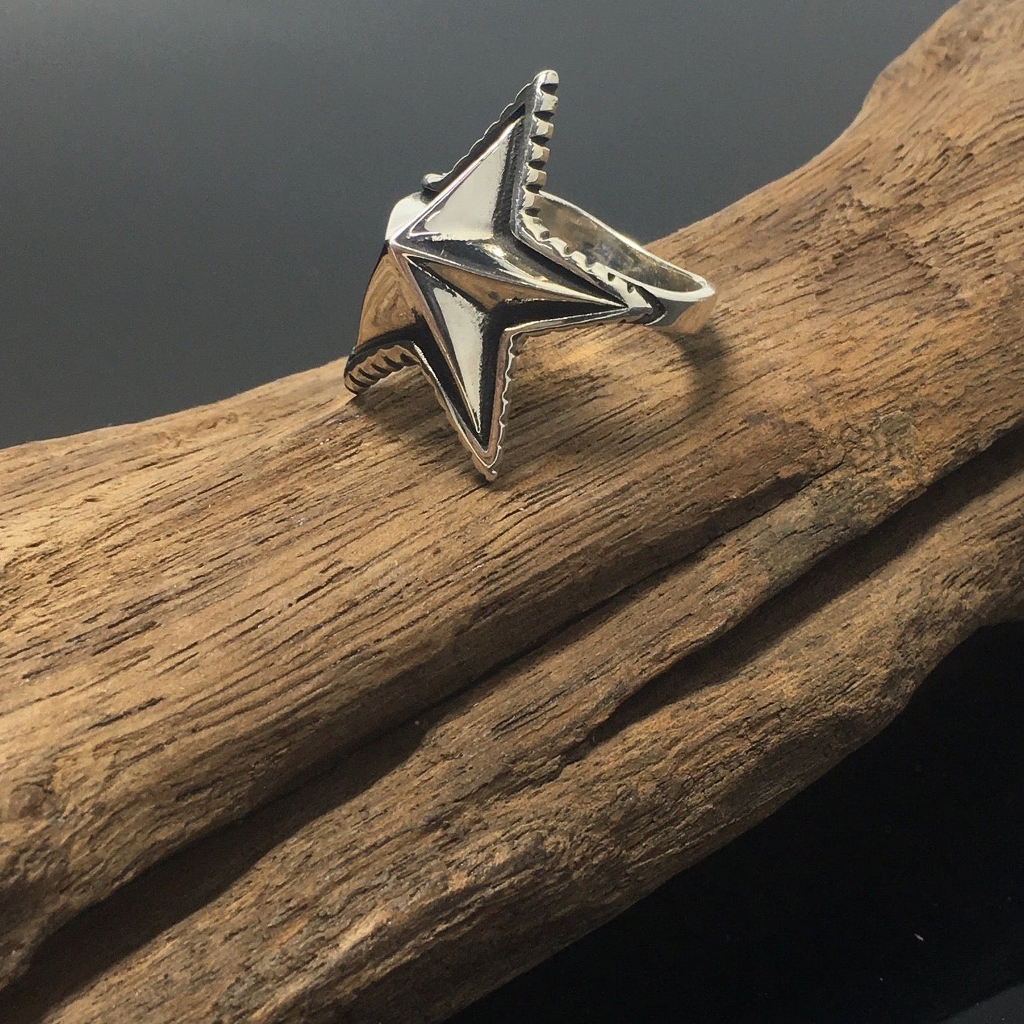 Spike Star Ring 925 Sterling Silver Jewelry