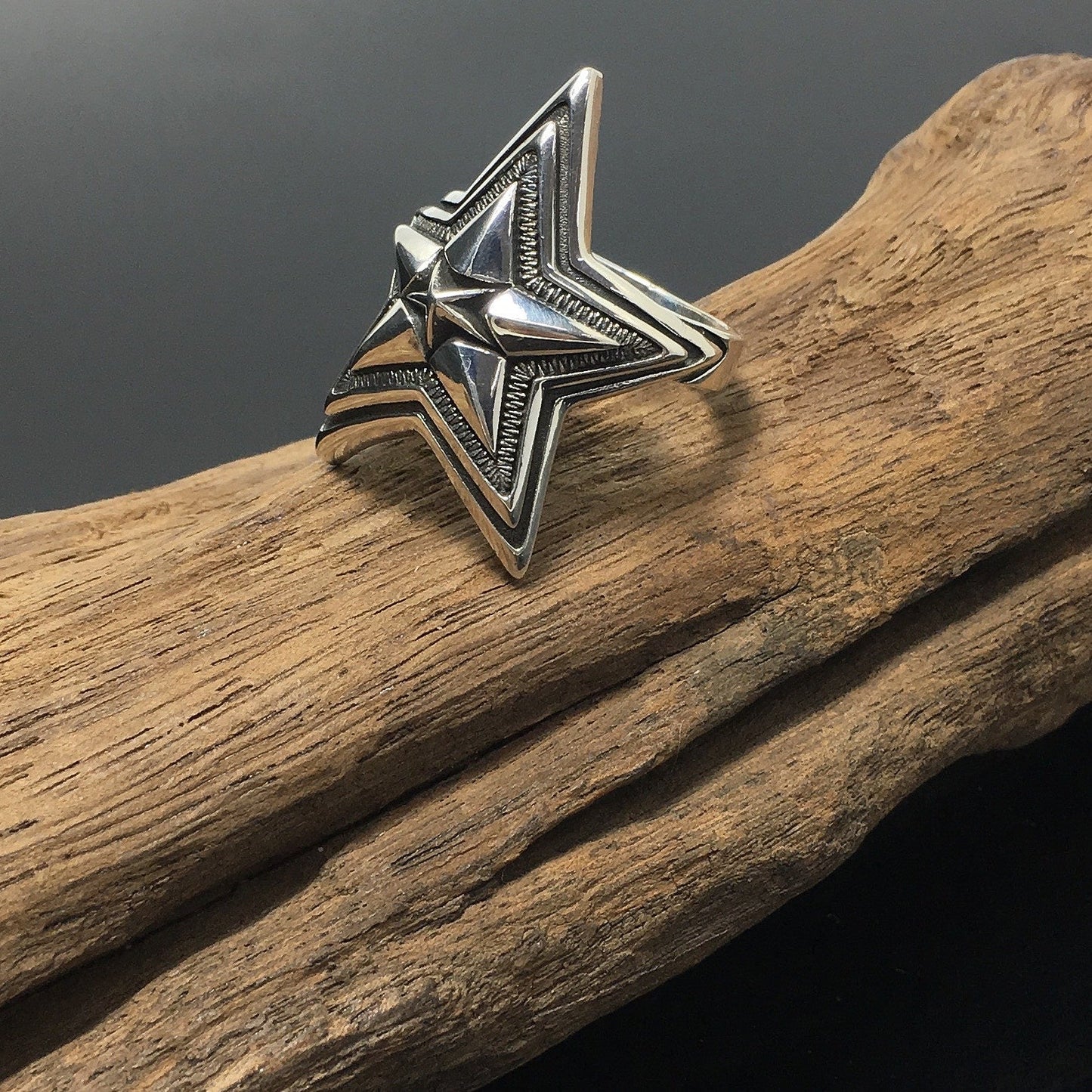 Depstar Insterling Silver Accessories Star Ring