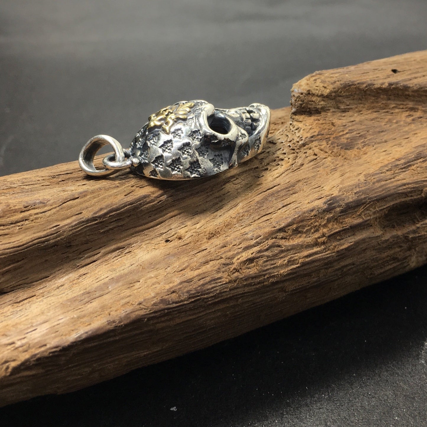 Renegade Sterling Silver Skull Pendant