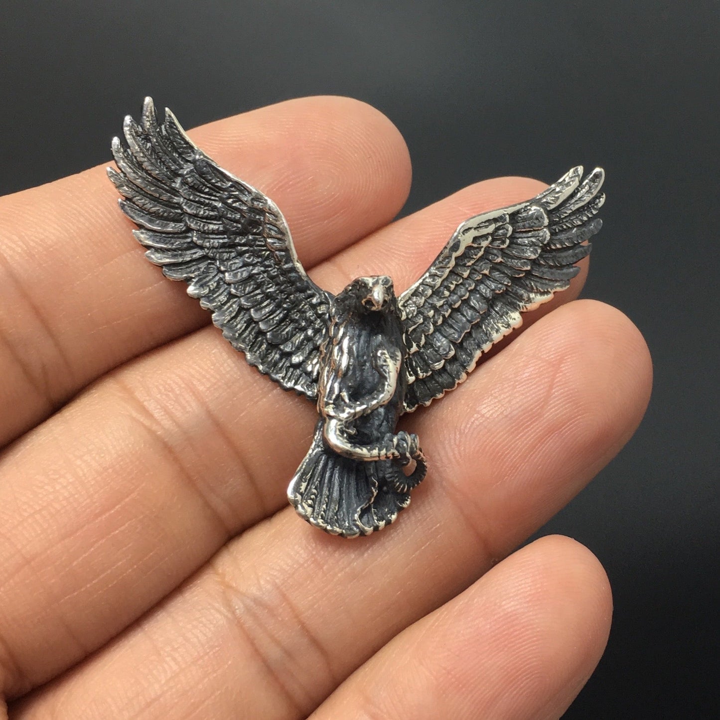 Sterling Silver Eagle Pendant Jewelry