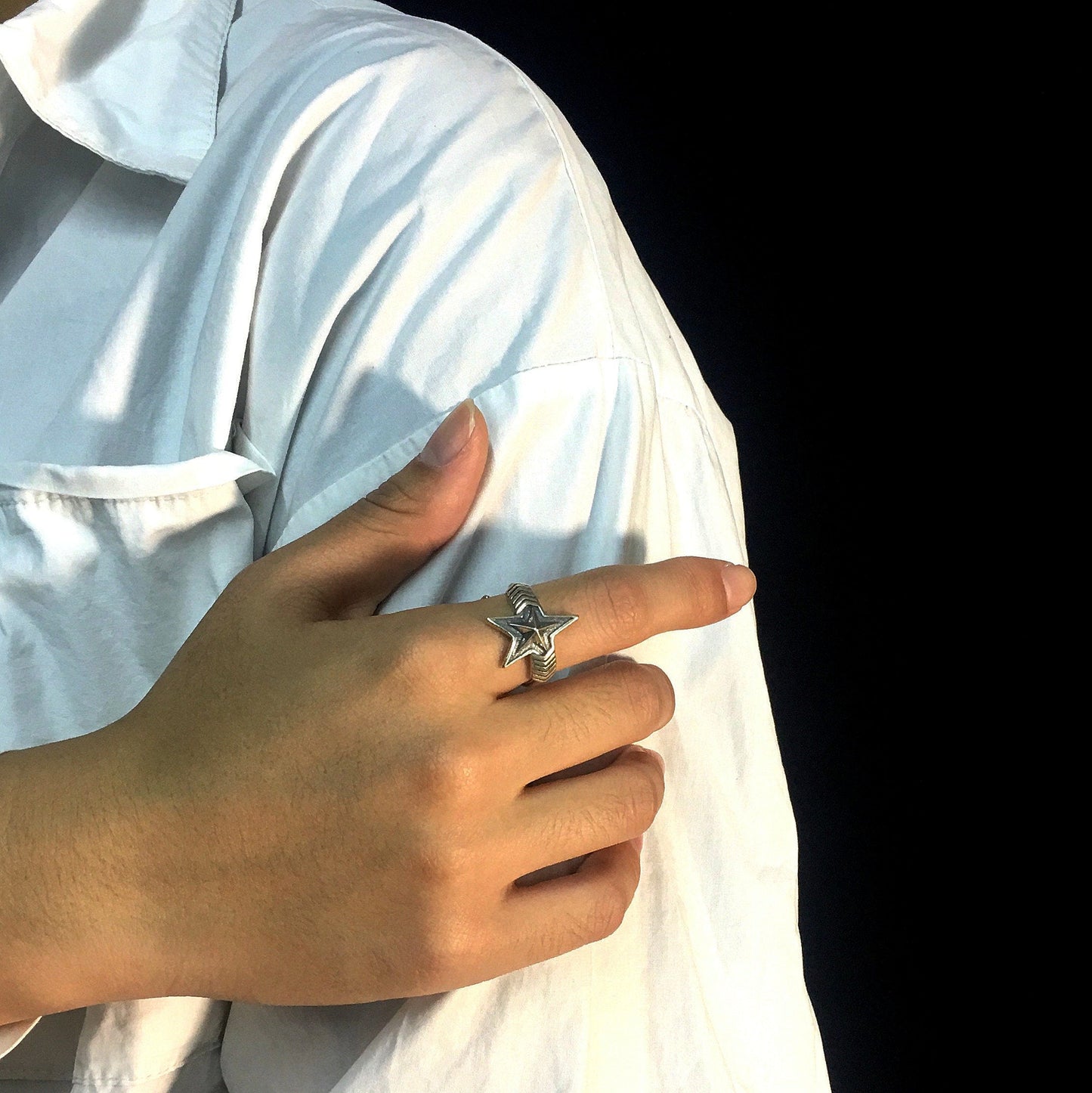 Cody Sanderson Double Arrow Star Ring