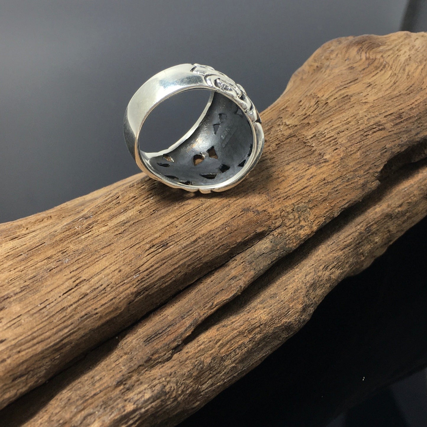 Southwestern Vintage Style Silver Turquoise Ring