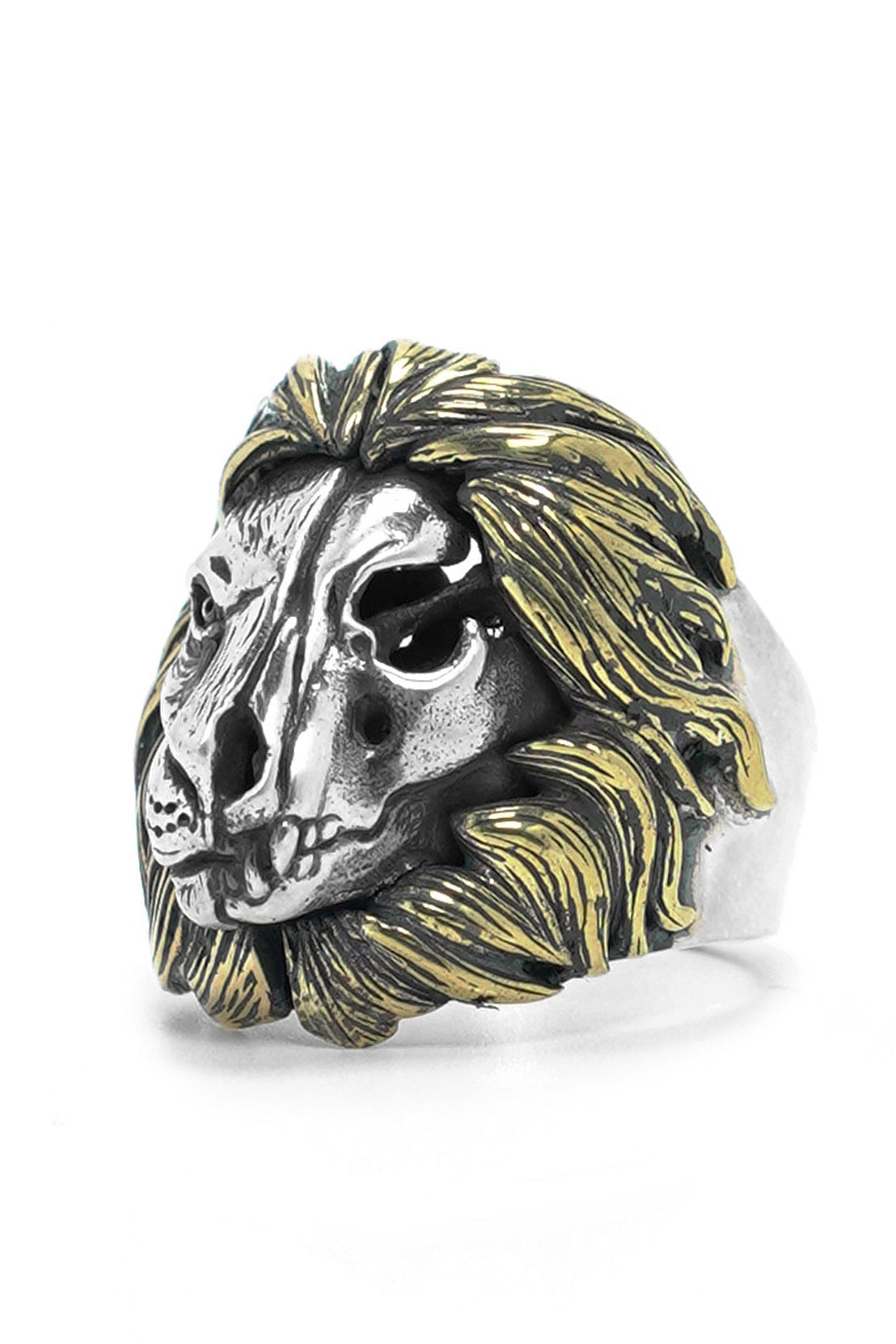 Retro Lion Head 925 Sterling Silver Ring Jewelry