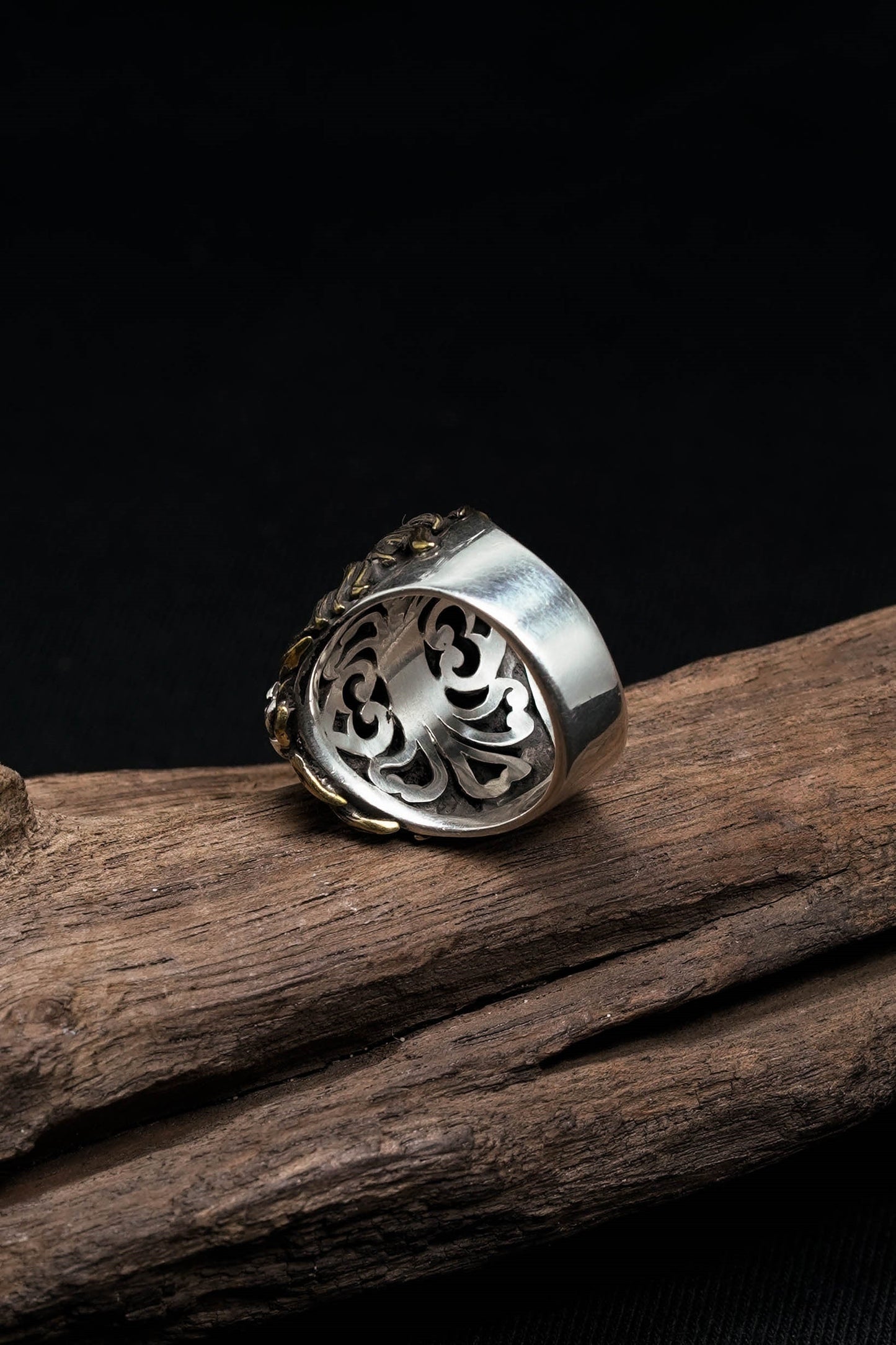 Retro Lion Head 925 Sterling Silver Ring Jewelry