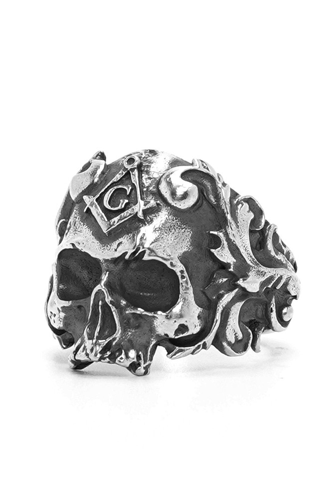 Retro Skull 925 Sterling Silver Ring