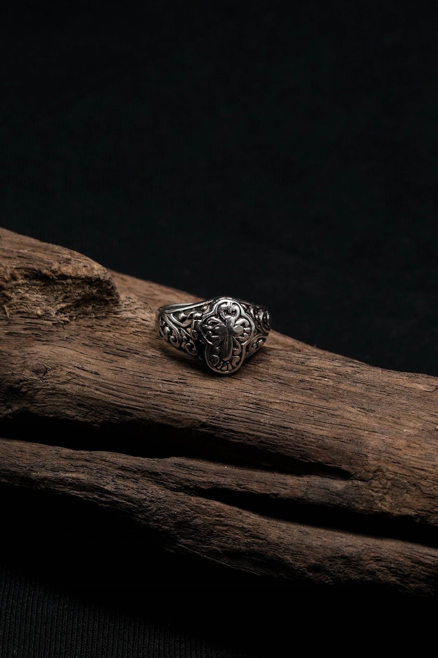Antique Retro Secret Box 925 Sterling Silver Rings