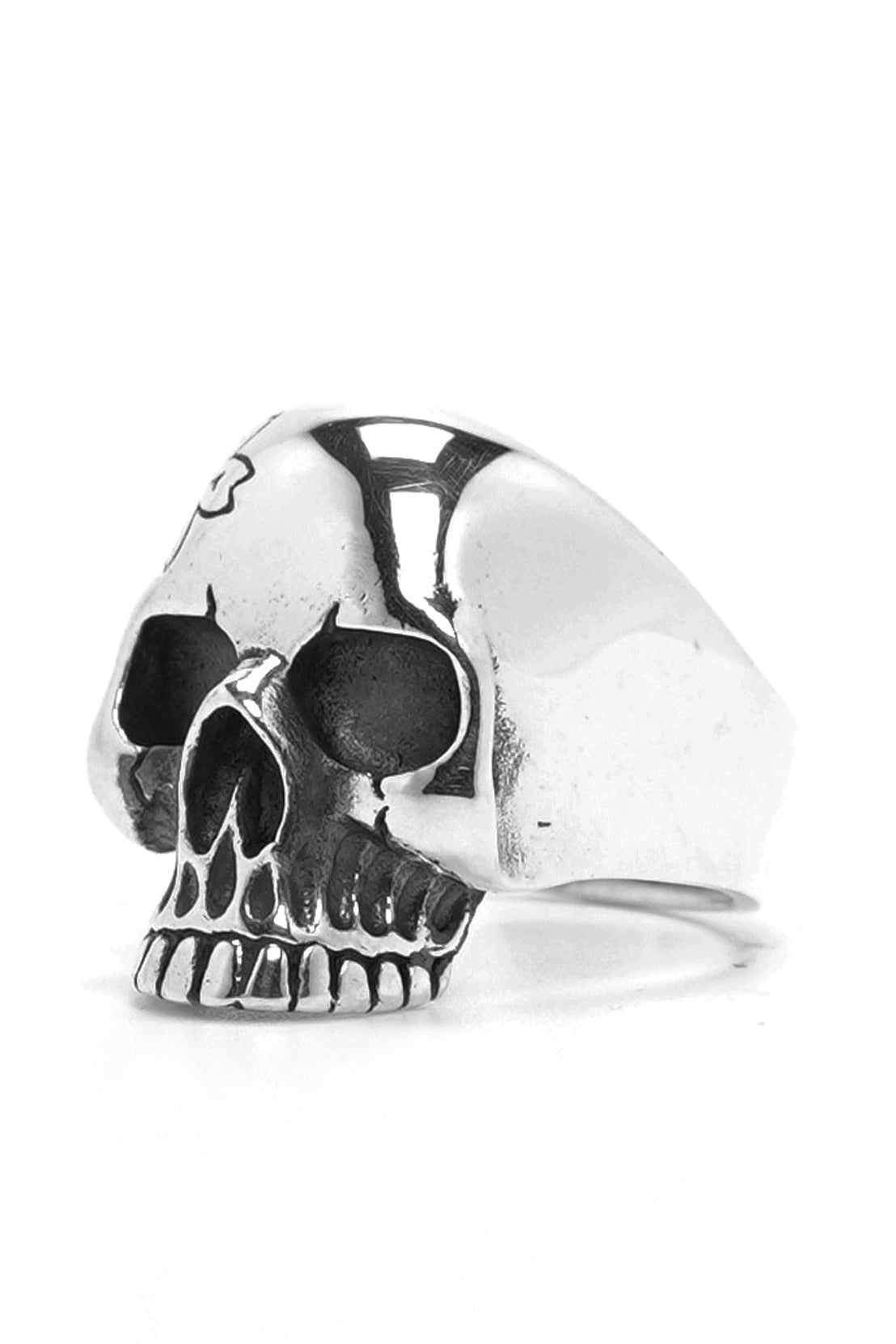 Vintage 925 Sterling Silver Gothic Skeleton Ring