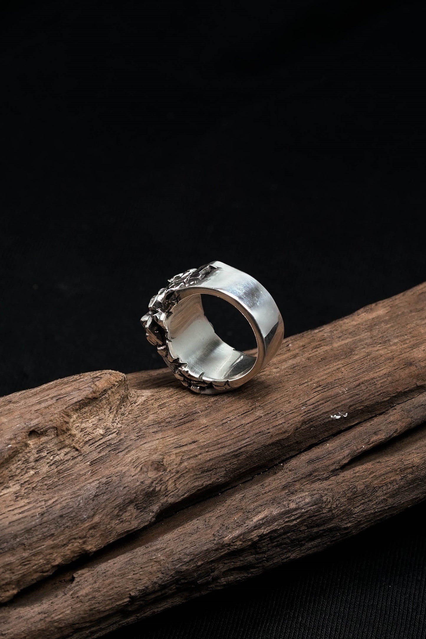 Retro 925 Sterling Silver Fist Ring