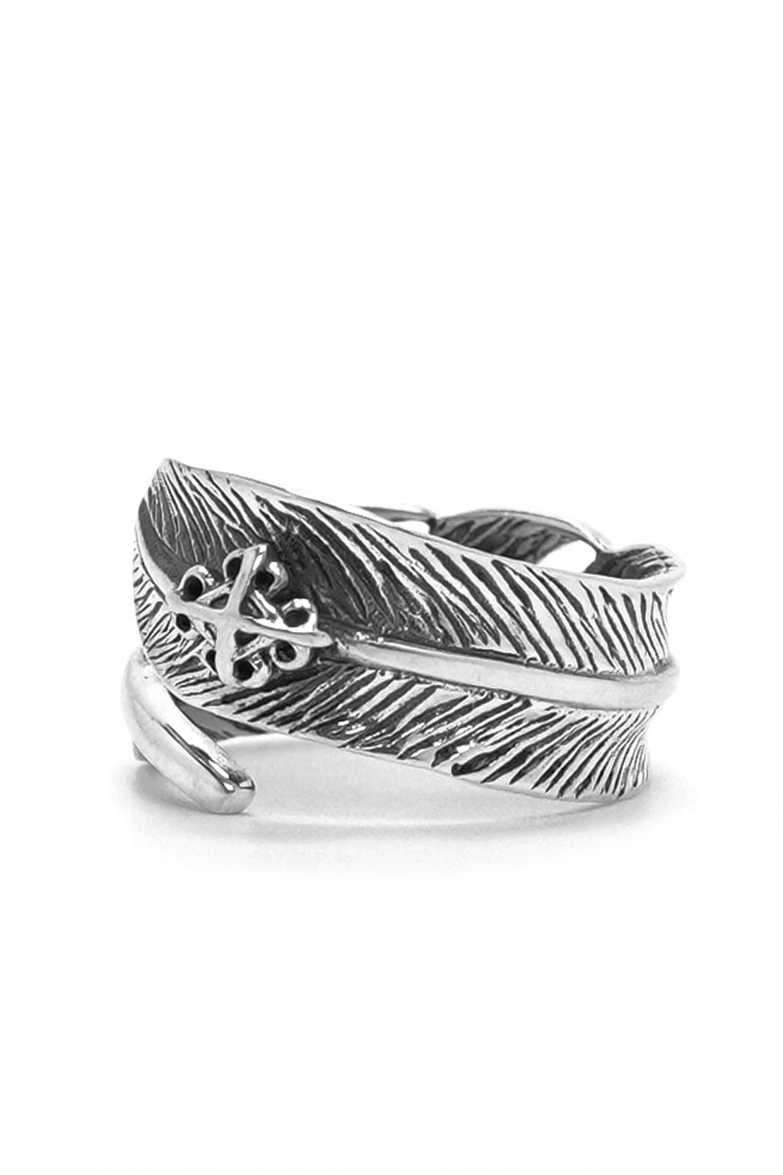 Feather Retro 925 Sterling Silver Ring
