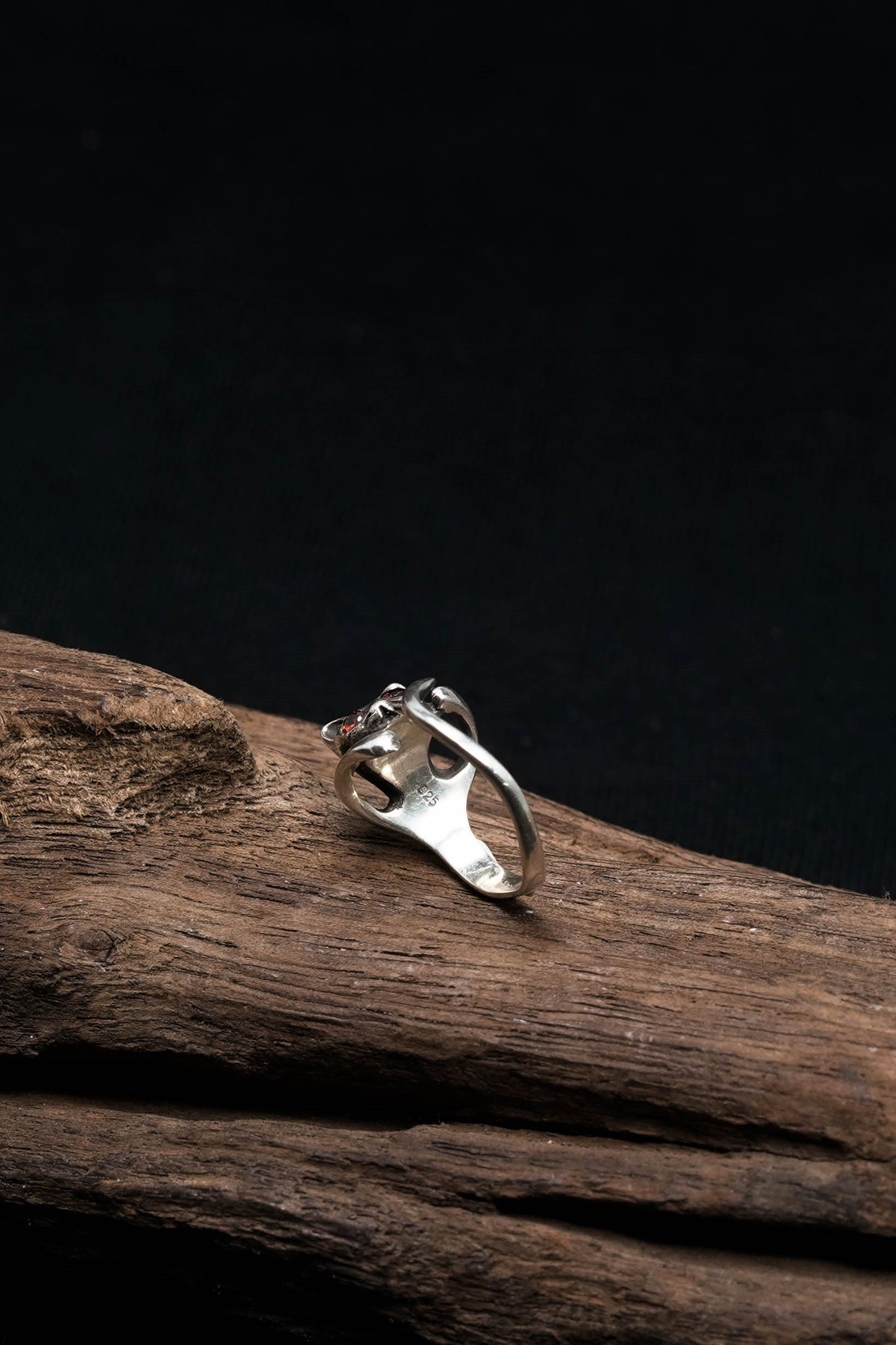 Fox Head Retro 925 Sterling Silver Ring