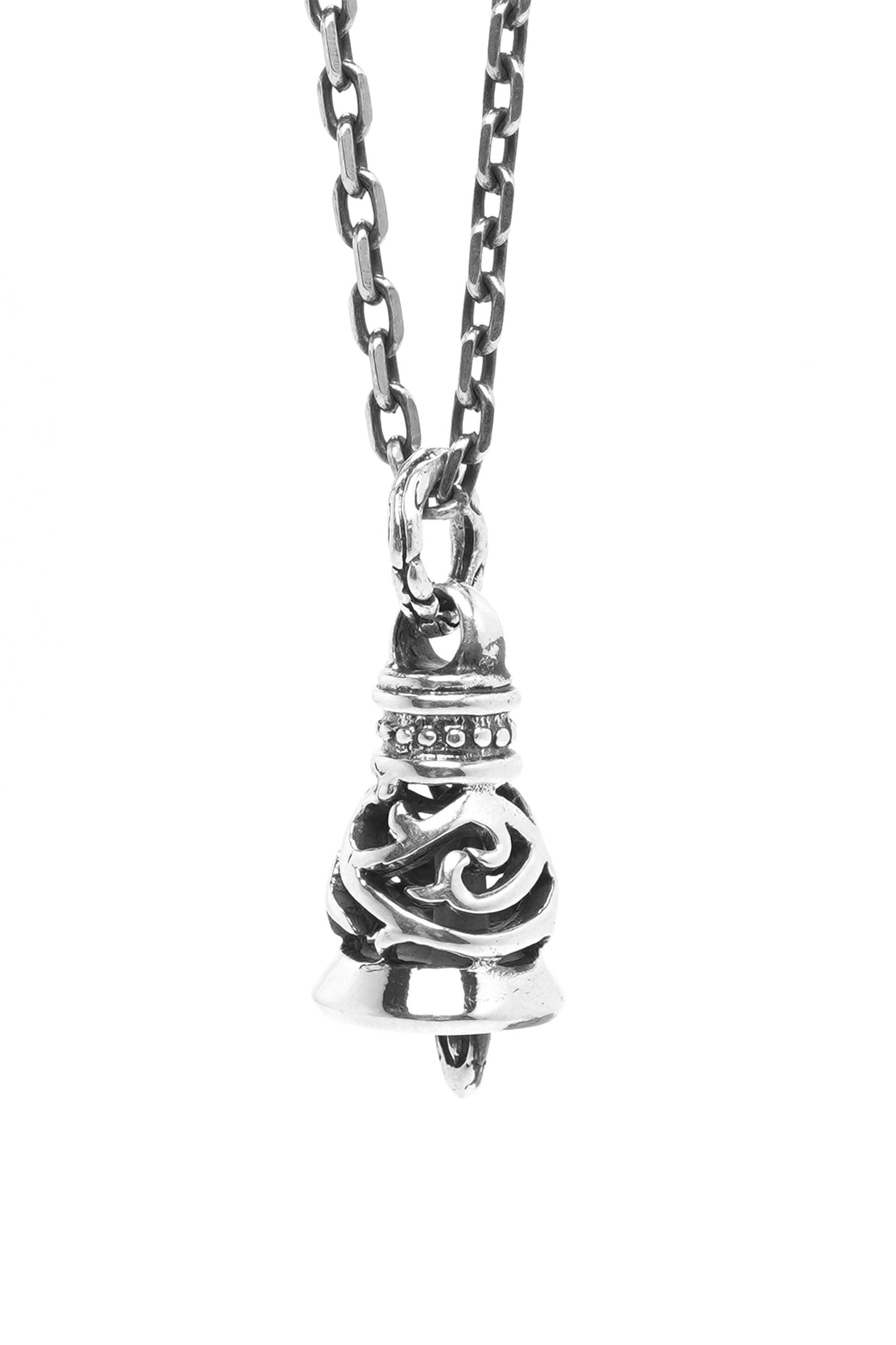 Bell Pendant Retro 925 Sterling Silver