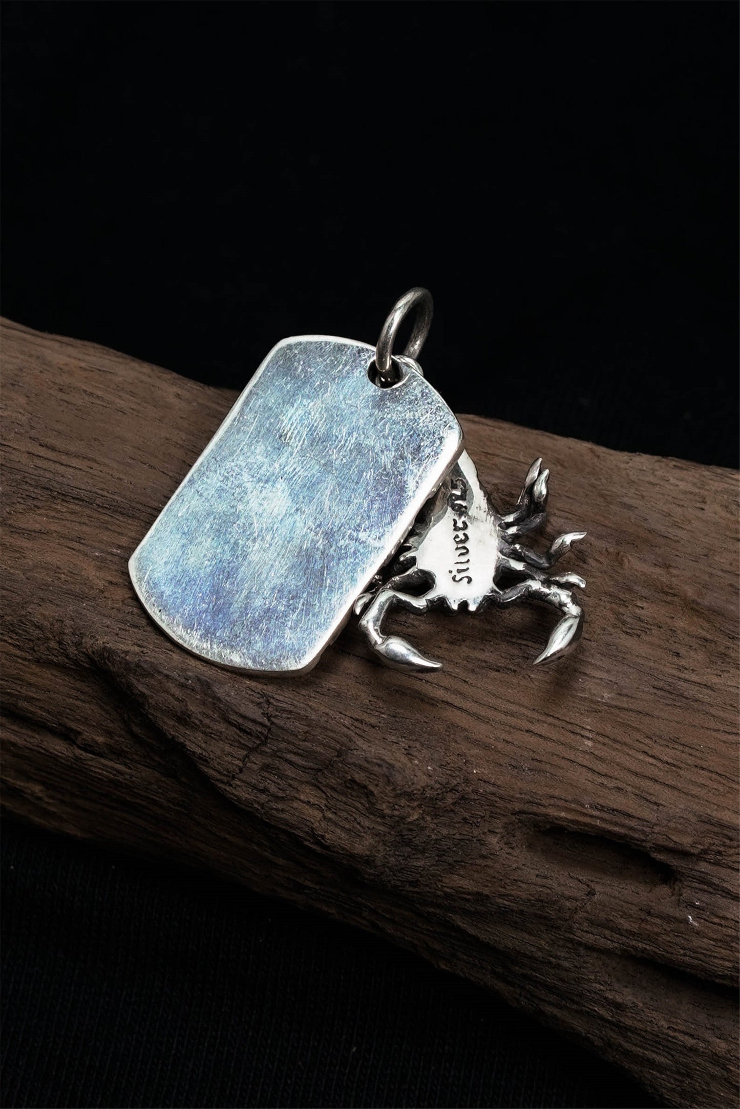Motorcycle Wind Scorpion Pendant Retro 925 Sterling Silver