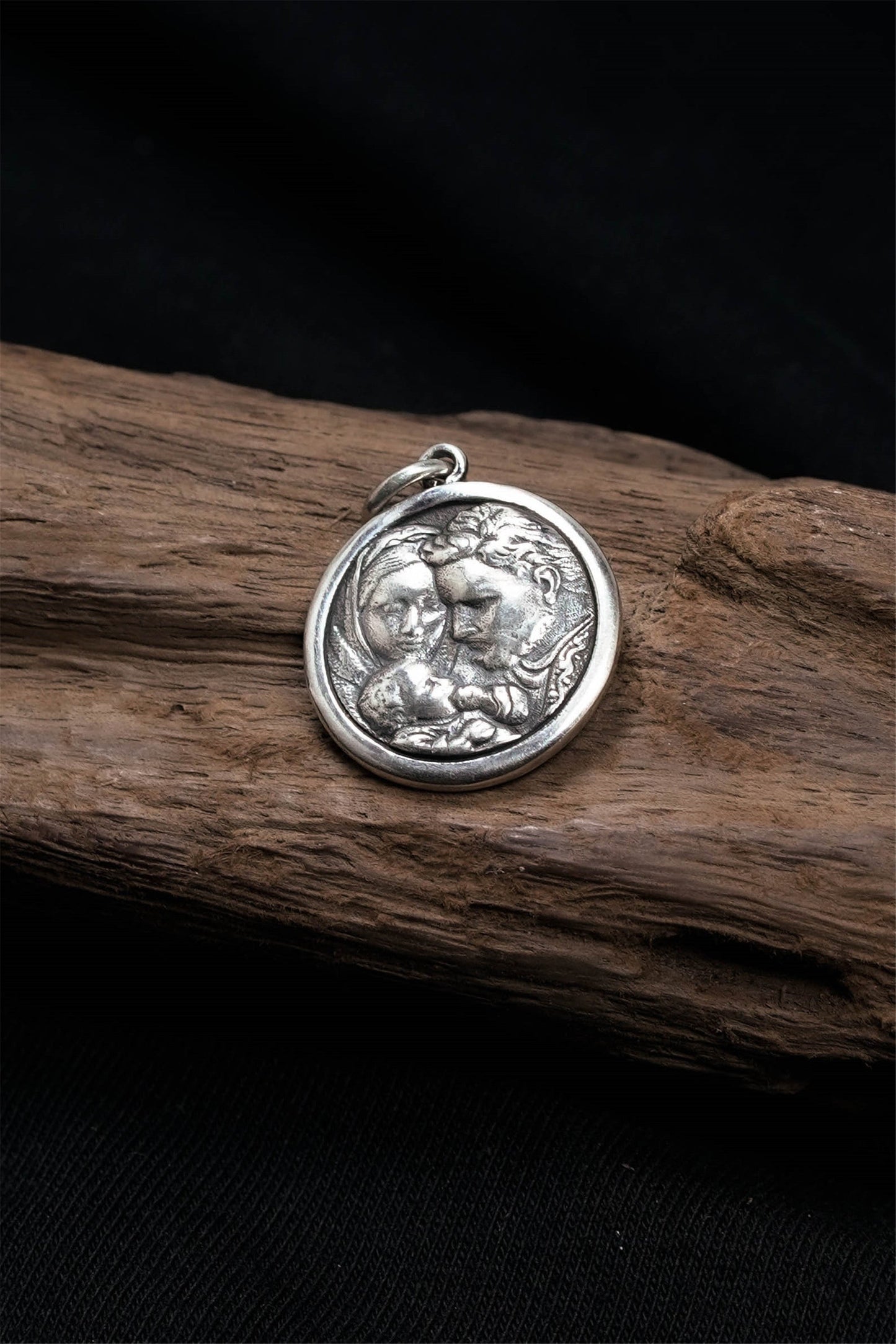 Vintage Coin 925 Sterling Silver Pendants