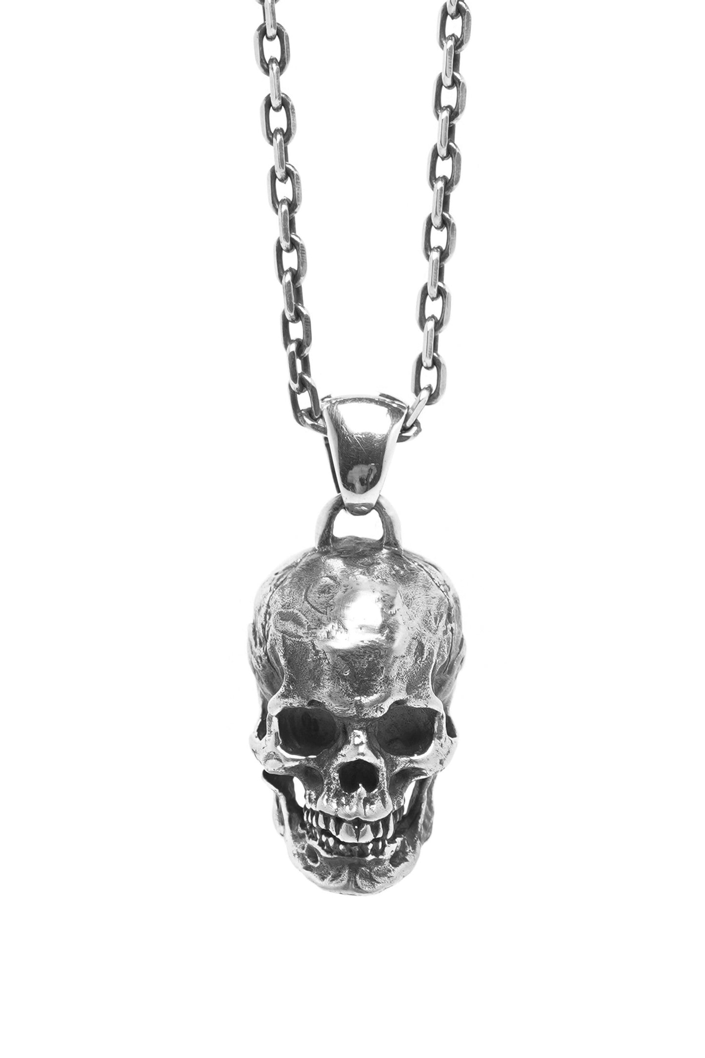 TS® Retro Skull Pendant 925 Sterling Silver
