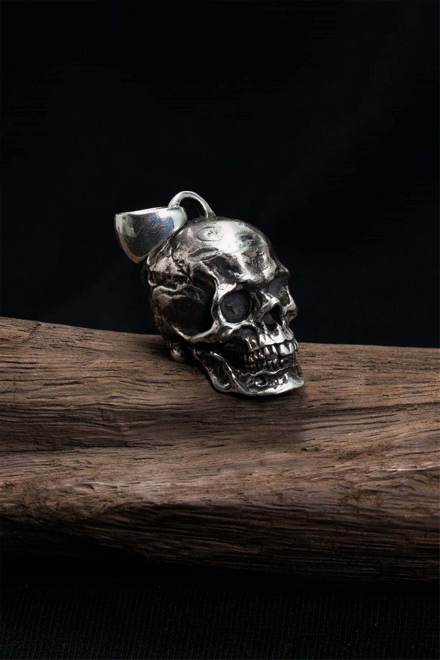 TS® Retro Skull Pendant 925 Sterling Silver