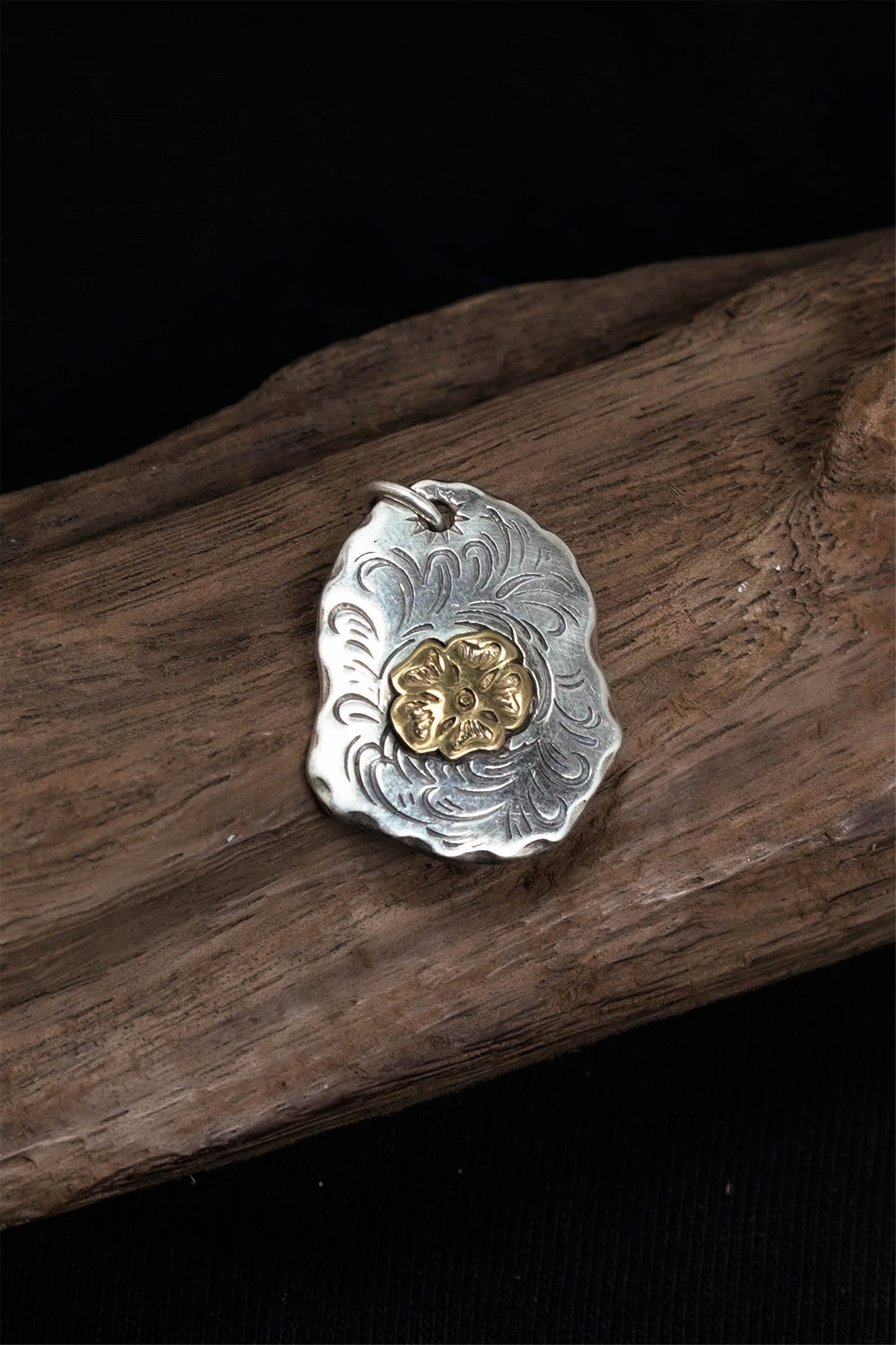 Japan Takahashi Goro Clover Spoon 925 Silver Pendant
