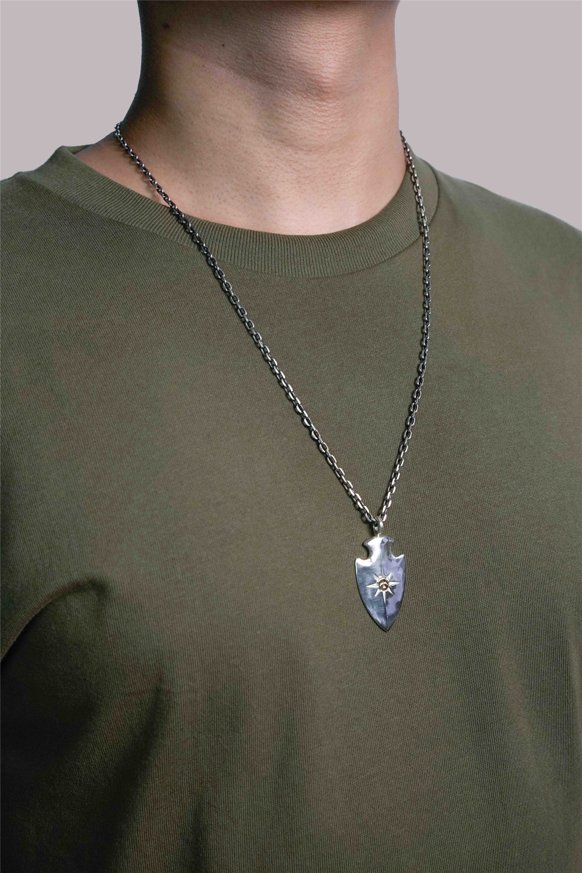 Arrowhead with Sun Pendant