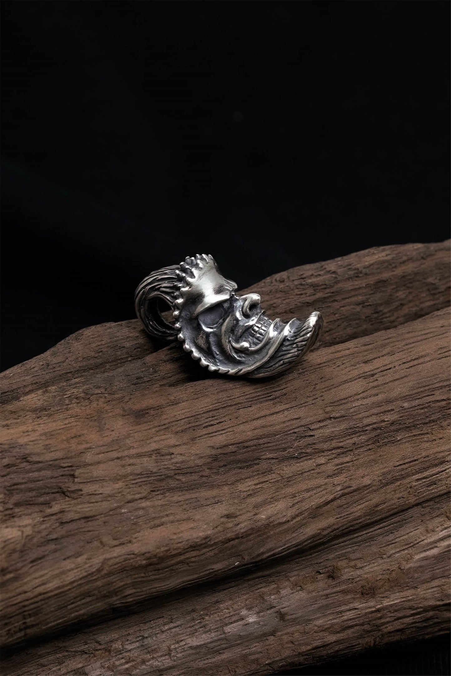 Retro 925 Sterling Silver Moon Fashion Pendant
