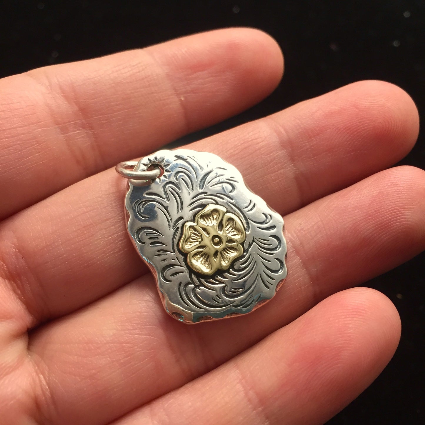 Japan Takahashi Goro Clover Spoon 925 Silver Pendant