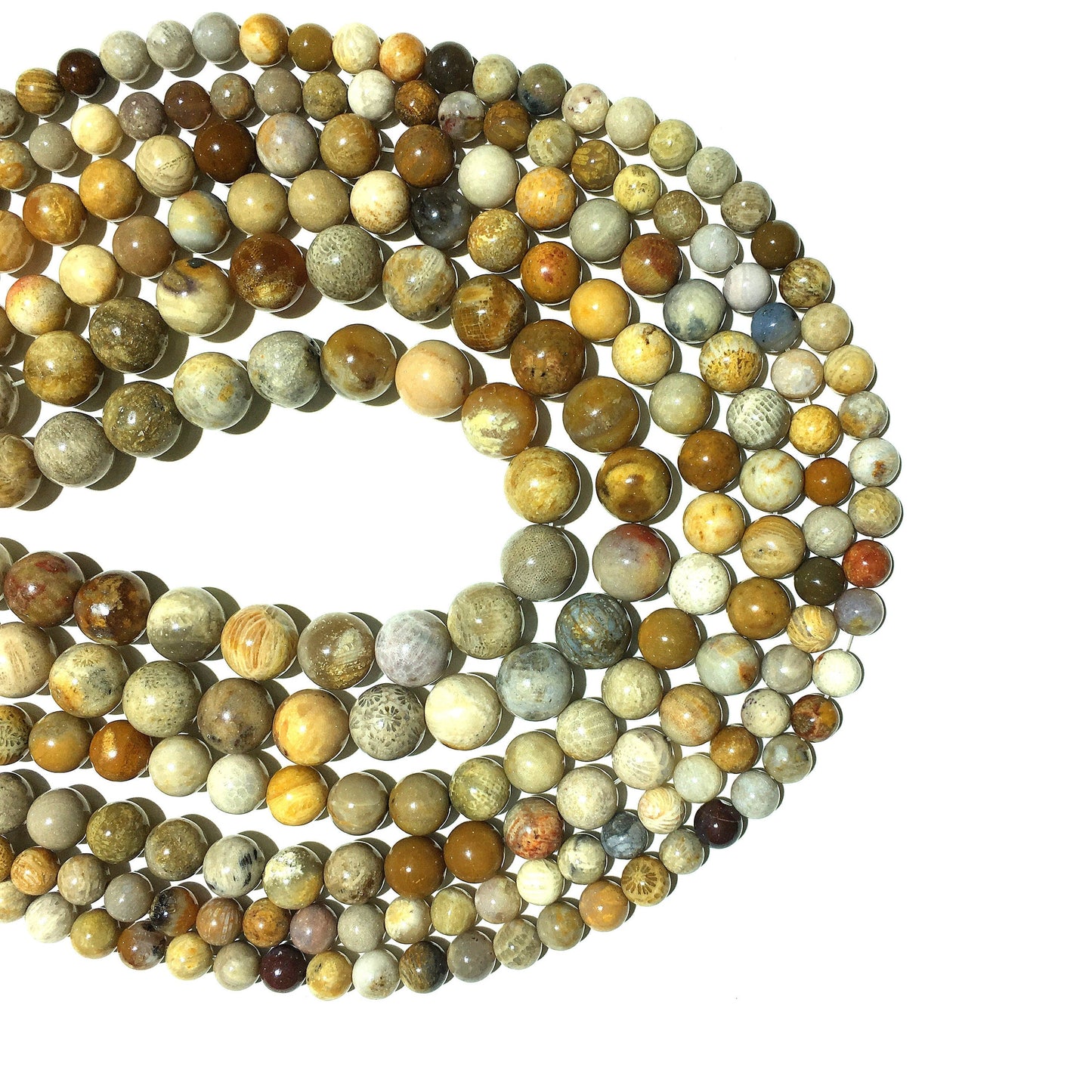 Natural Crazy Lace Agate Round Beads